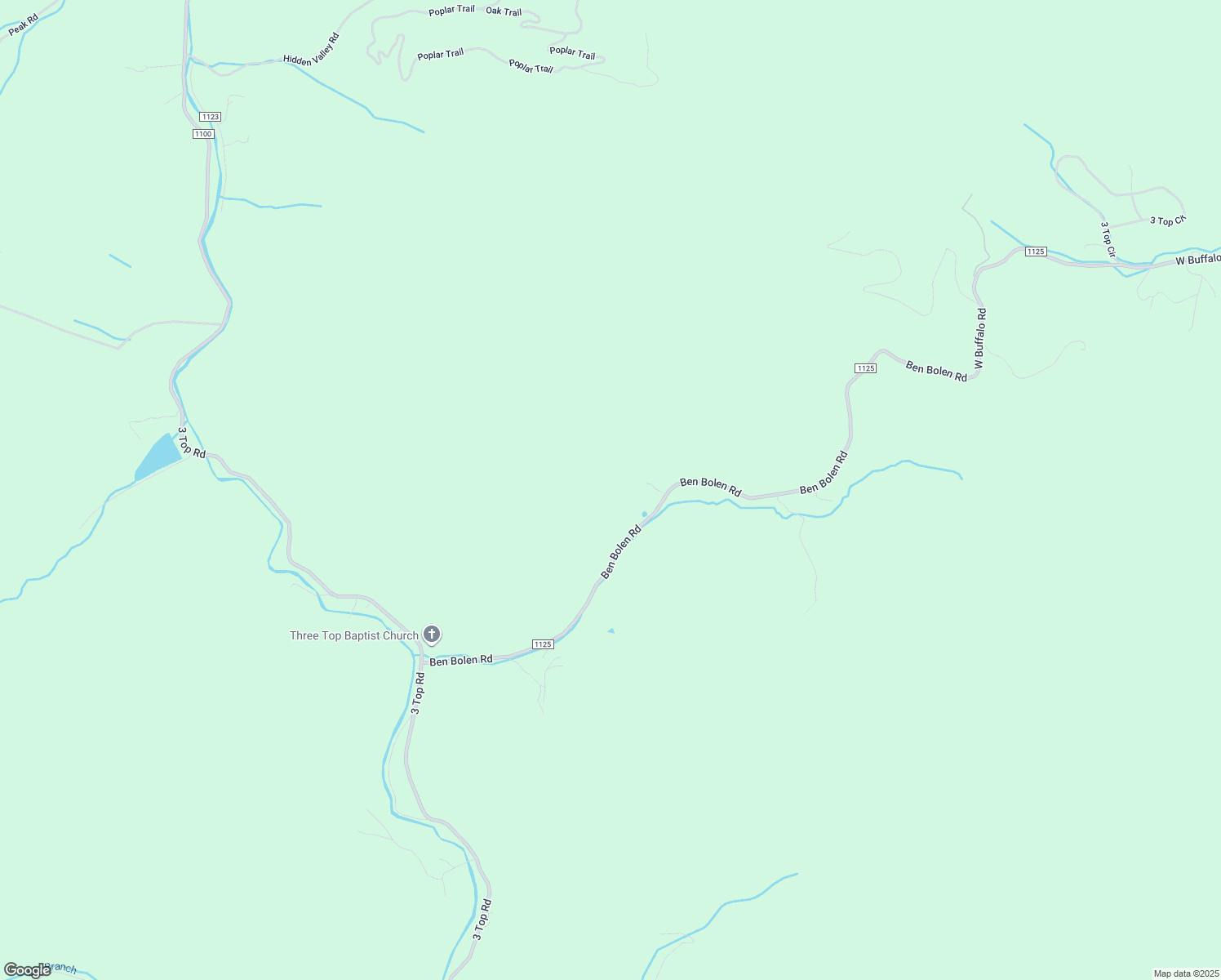 map of restaurants, bars, coffee shops, grocery stores, and more near 1530 Ben Bolen Road in Creston