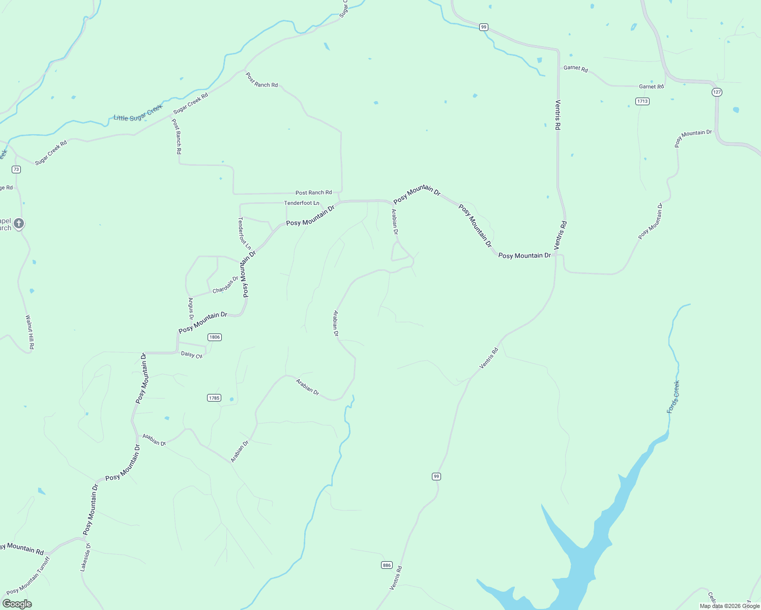 map of restaurants, bars, coffee shops, grocery stores, and more near Aster Drive in Garfield