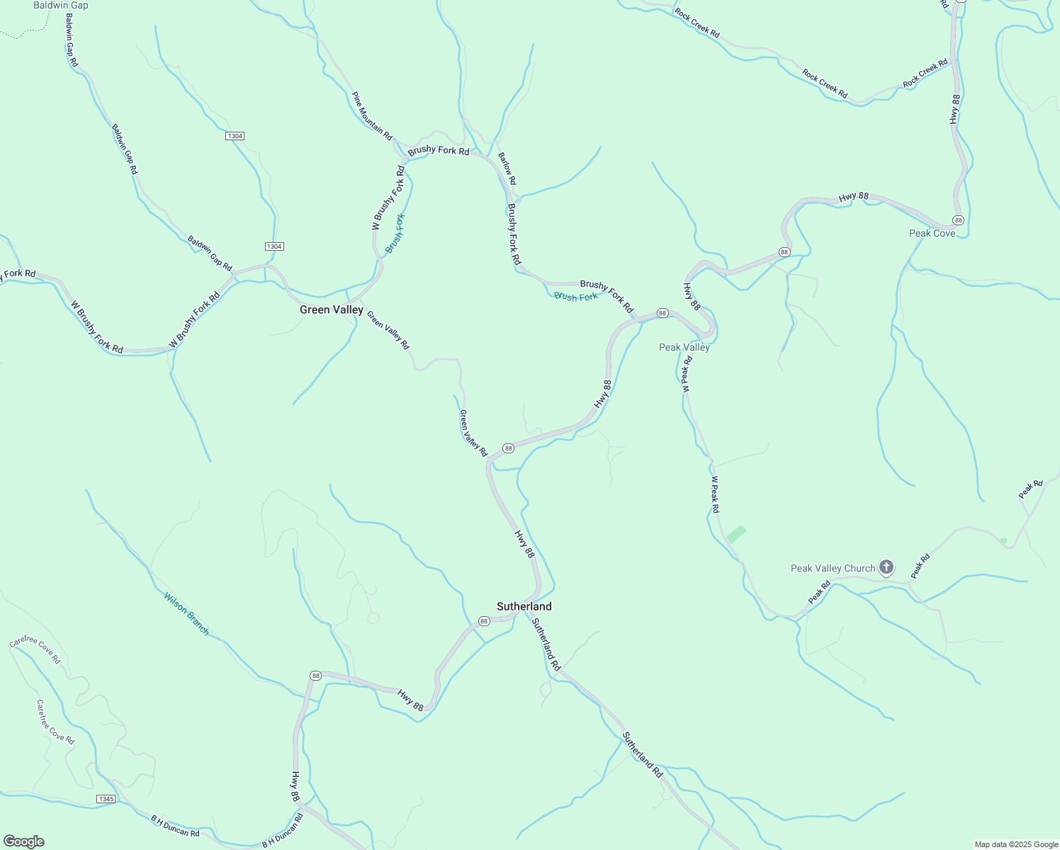 map of restaurants, bars, coffee shops, grocery stores, and more near 20496 North Carolina 88 in Creston