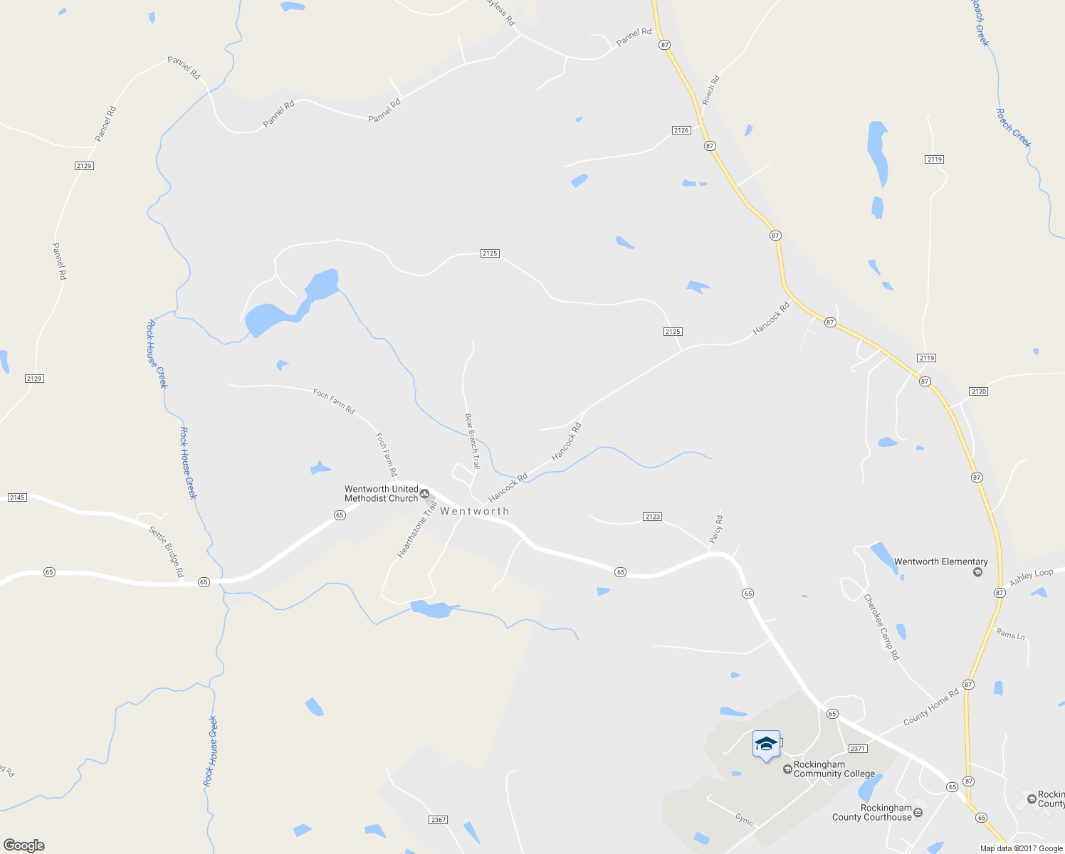map of restaurants, bars, coffee shops, grocery stores, and more near 191 Stagecoach Trail in Reidsville