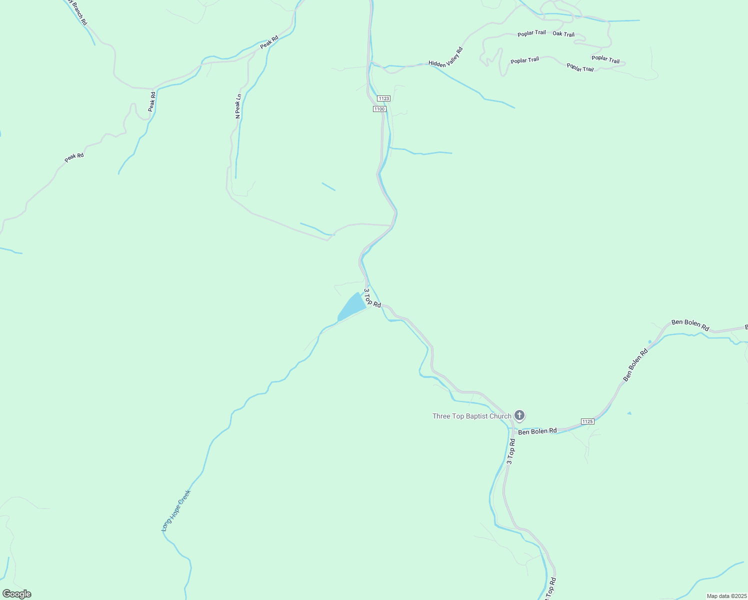 map of restaurants, bars, coffee shops, grocery stores, and more near 2107 3 Top Road in Creston