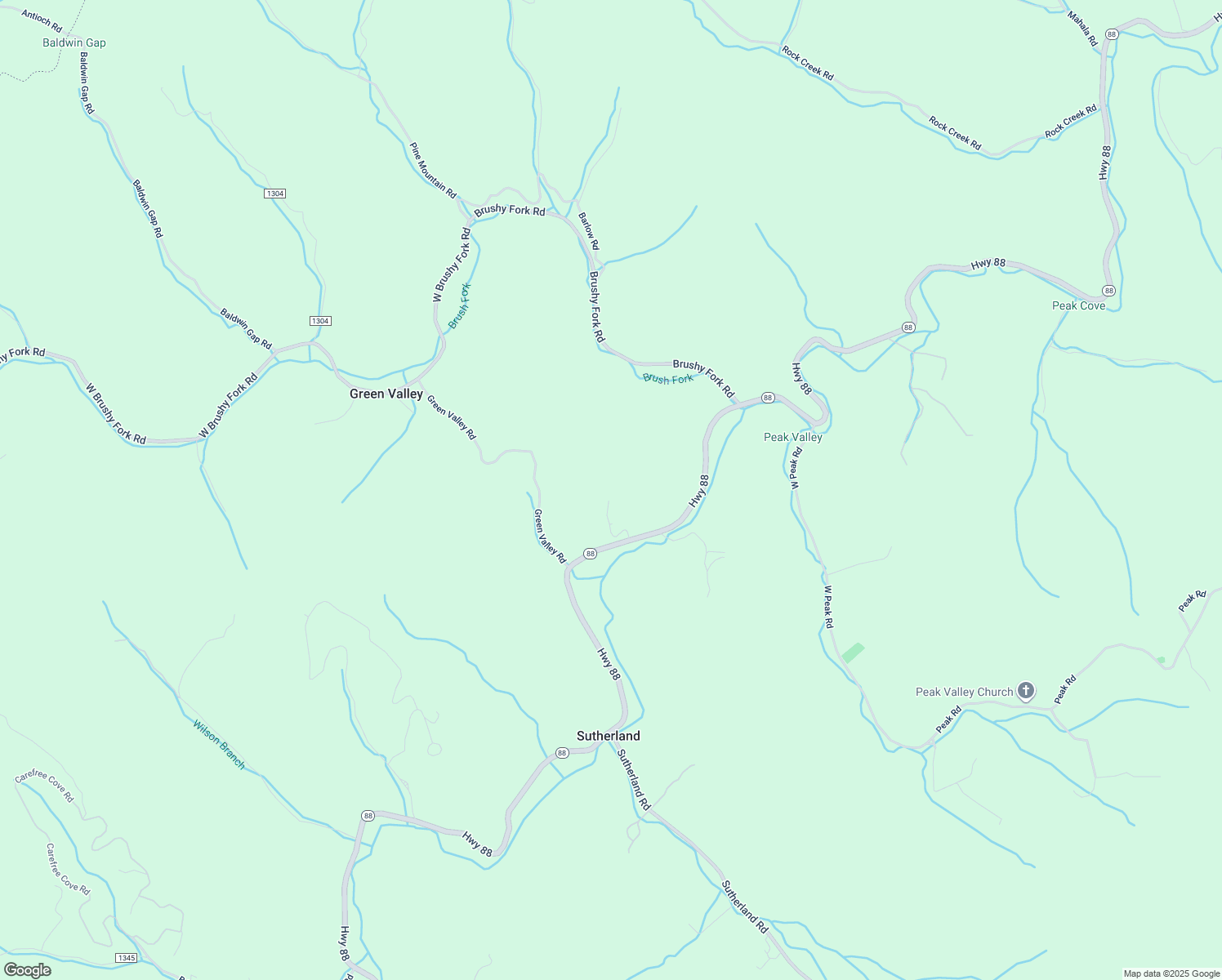 map of restaurants, bars, coffee shops, grocery stores, and more near 20496 North Carolina 88 in Creston