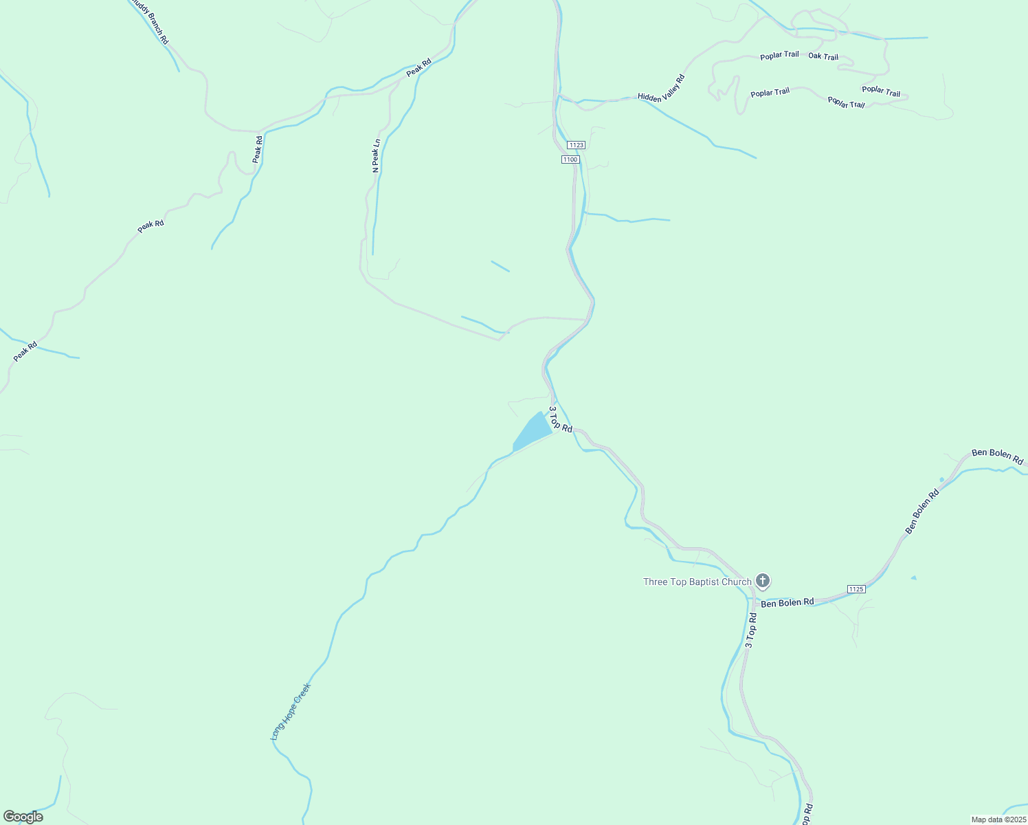 map of restaurants, bars, coffee shops, grocery stores, and more near 271 Doc Harris Road in Creston