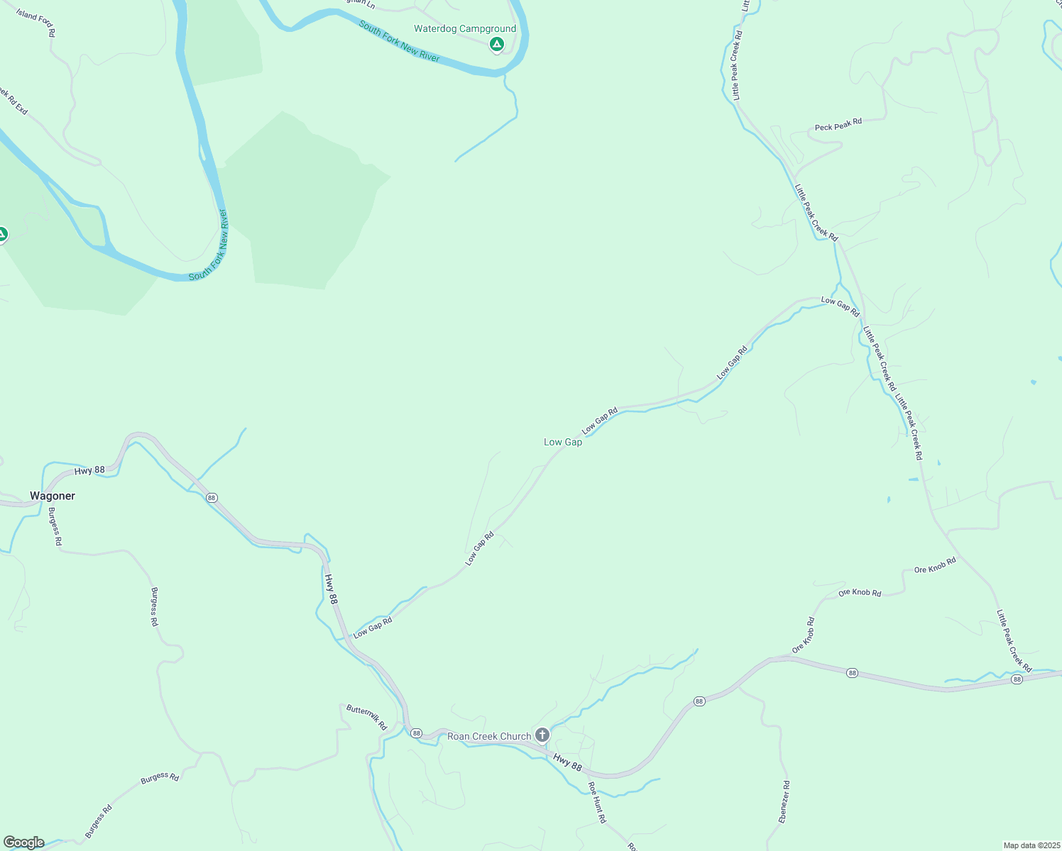 map of restaurants, bars, coffee shops, grocery stores, and more near 1099 Low Gap Road in Jefferson