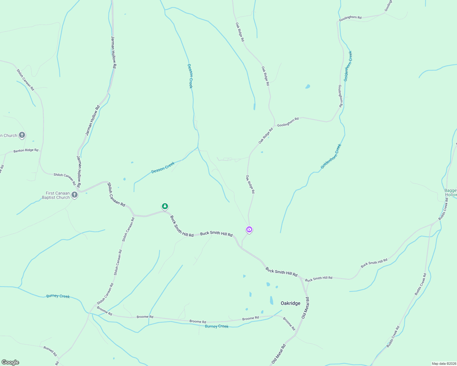 map of restaurants, bars, coffee shops, grocery stores, and more near 3845 Wickham Road in Palmyra