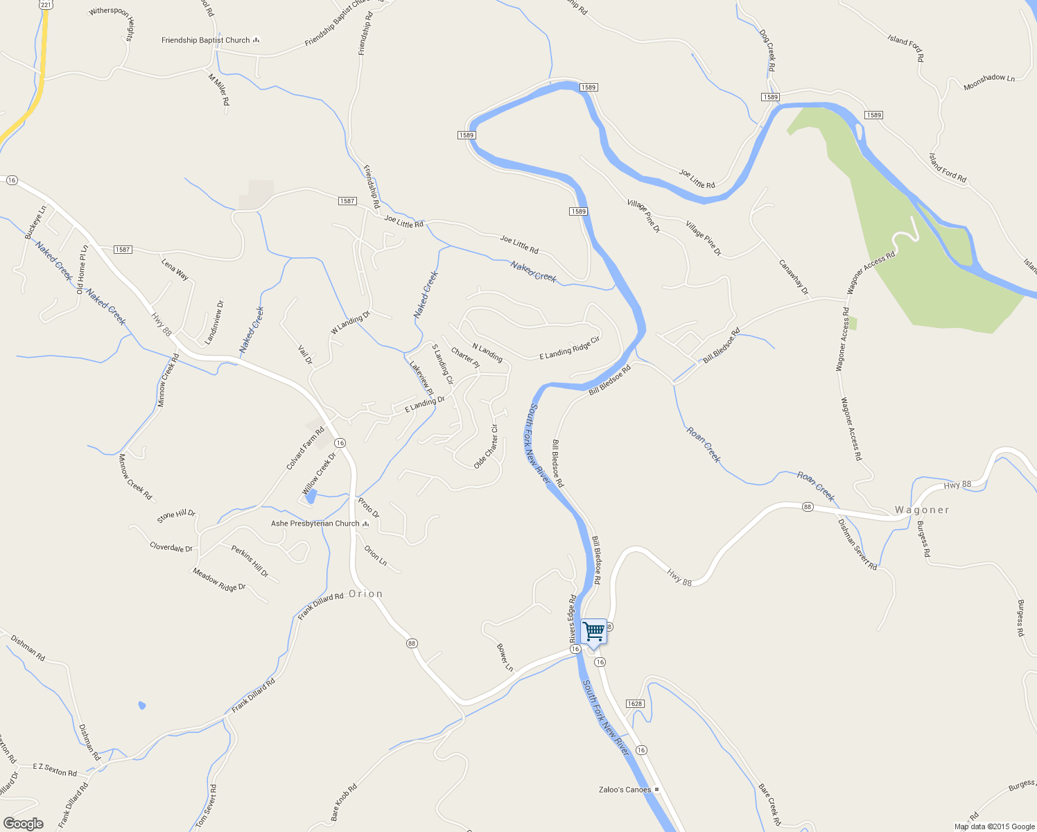 map of restaurants, bars, coffee shops, grocery stores, and more near 234 River Knoll Drive in Jefferson
