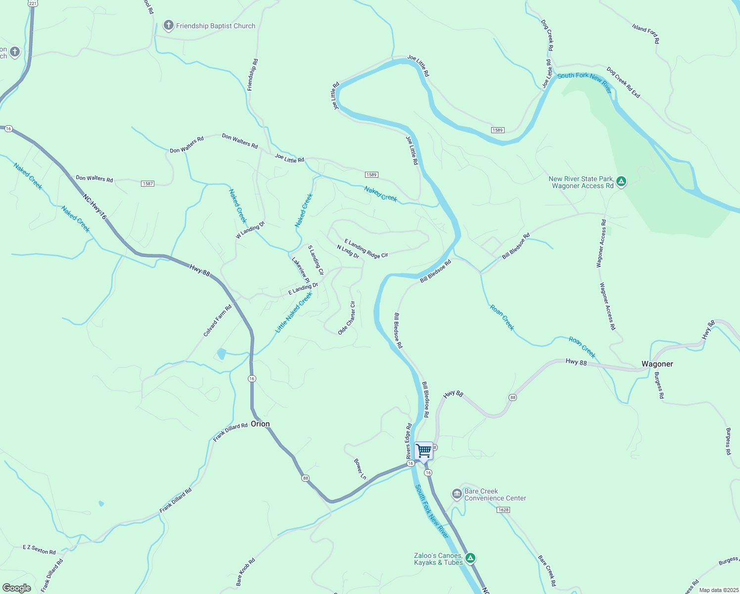 map of restaurants, bars, coffee shops, grocery stores, and more near 234 River Knoll Drive in Jefferson