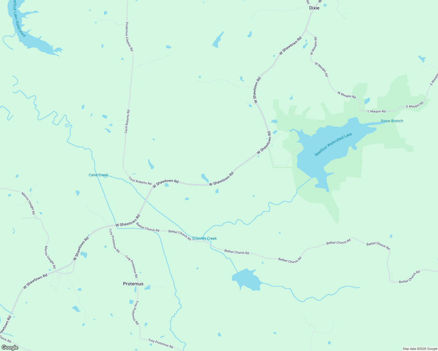 map of restaurants, bars, coffee shops, grocery stores, and more near 1569 West Shawtown Road in Troy
