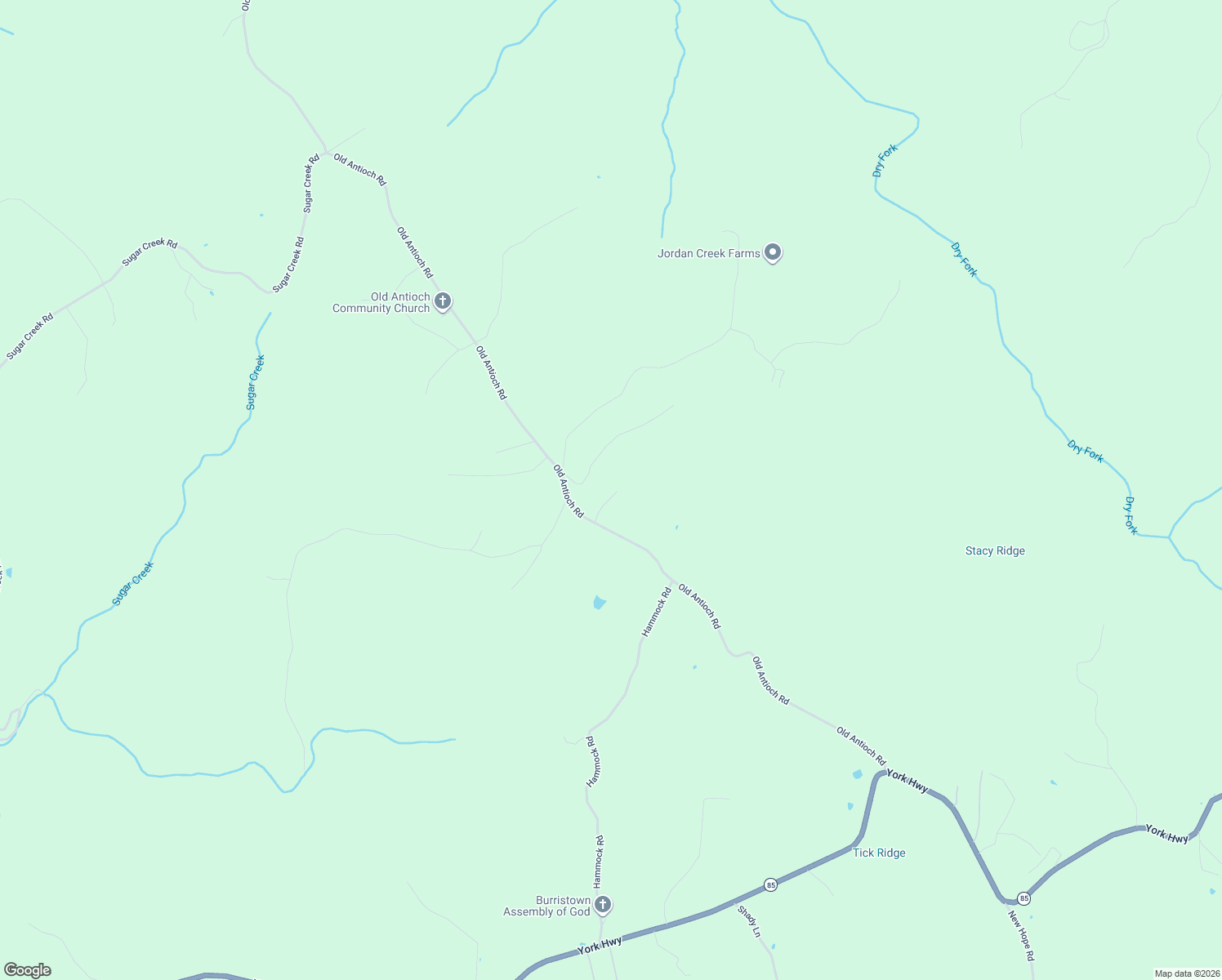 map of restaurants, bars, coffee shops, grocery stores, and more near 150 Garvis Poston Ln in Gainesboro