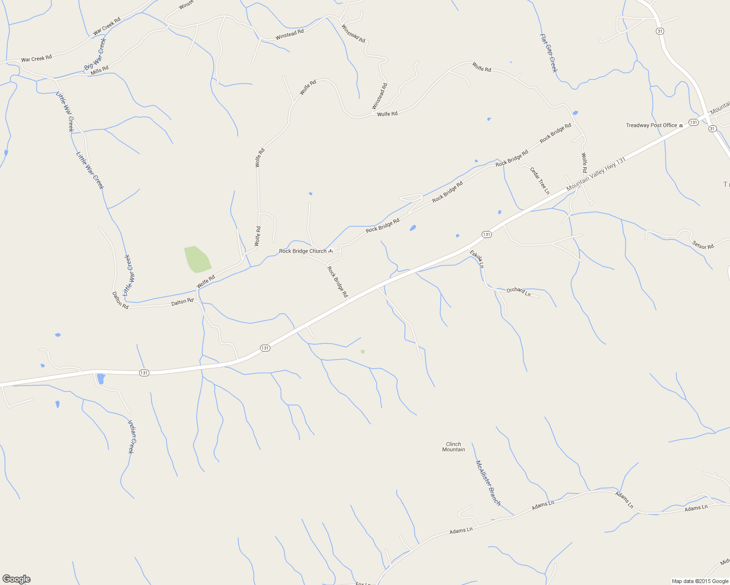 map of restaurants, bars, coffee shops, grocery stores, and more near Mountain Valley Road in Thorn Hill