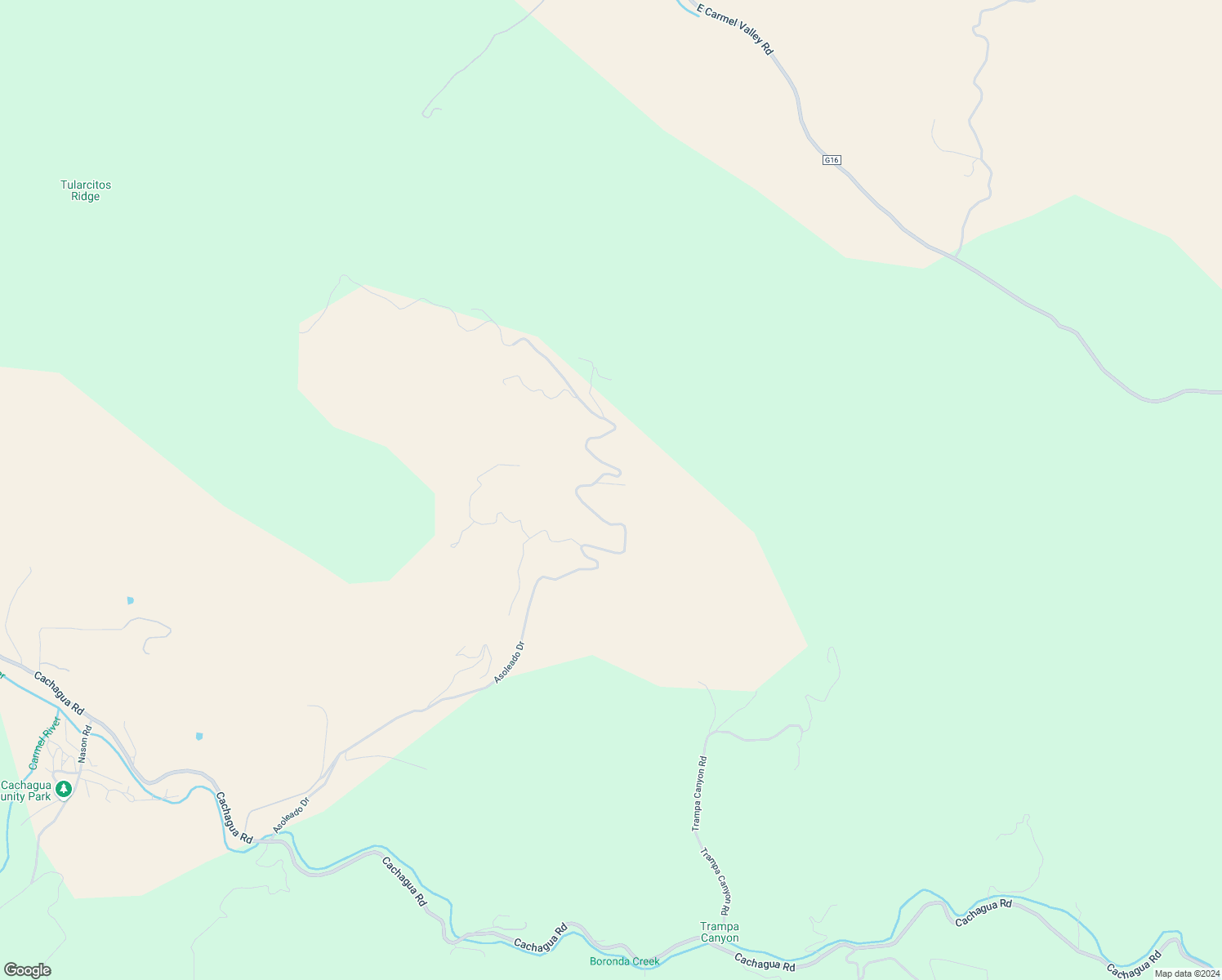 map of restaurants, bars, coffee shops, grocery stores, and more near 38 Asoleado Drive in Carmel Valley