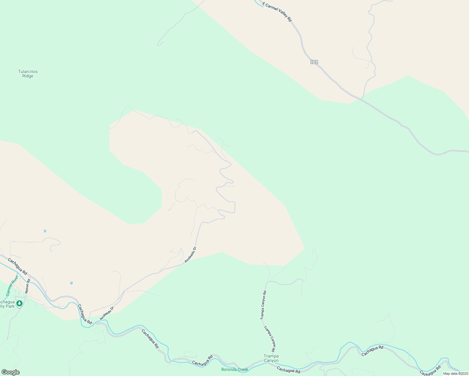 map of restaurants, bars, coffee shops, grocery stores, and more near 38 Asoleado Drive in Carmel Valley