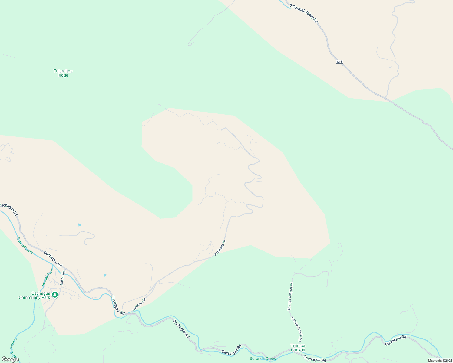map of restaurants, bars, coffee shops, grocery stores, and more near 18 Asoleado Drive in Carmel Valley