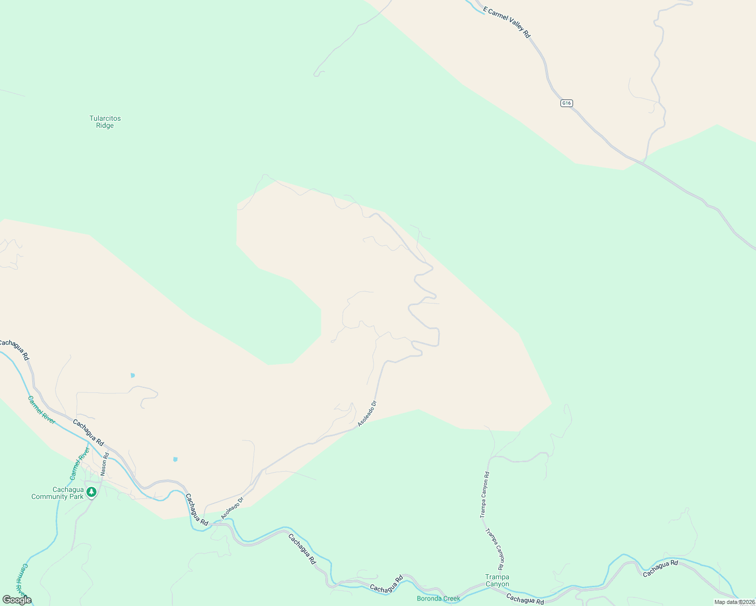 map of restaurants, bars, coffee shops, grocery stores, and more near 18 Asoleado Drive in Carmel Valley