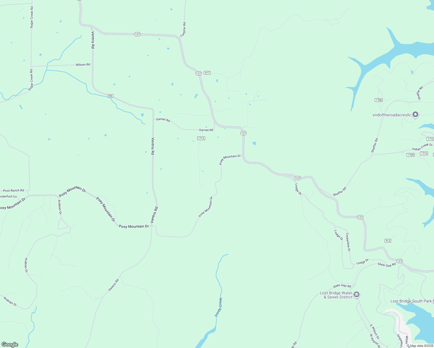 map of restaurants, bars, coffee shops, grocery stores, and more near 20026 Posy Mountain Drive in Garfield