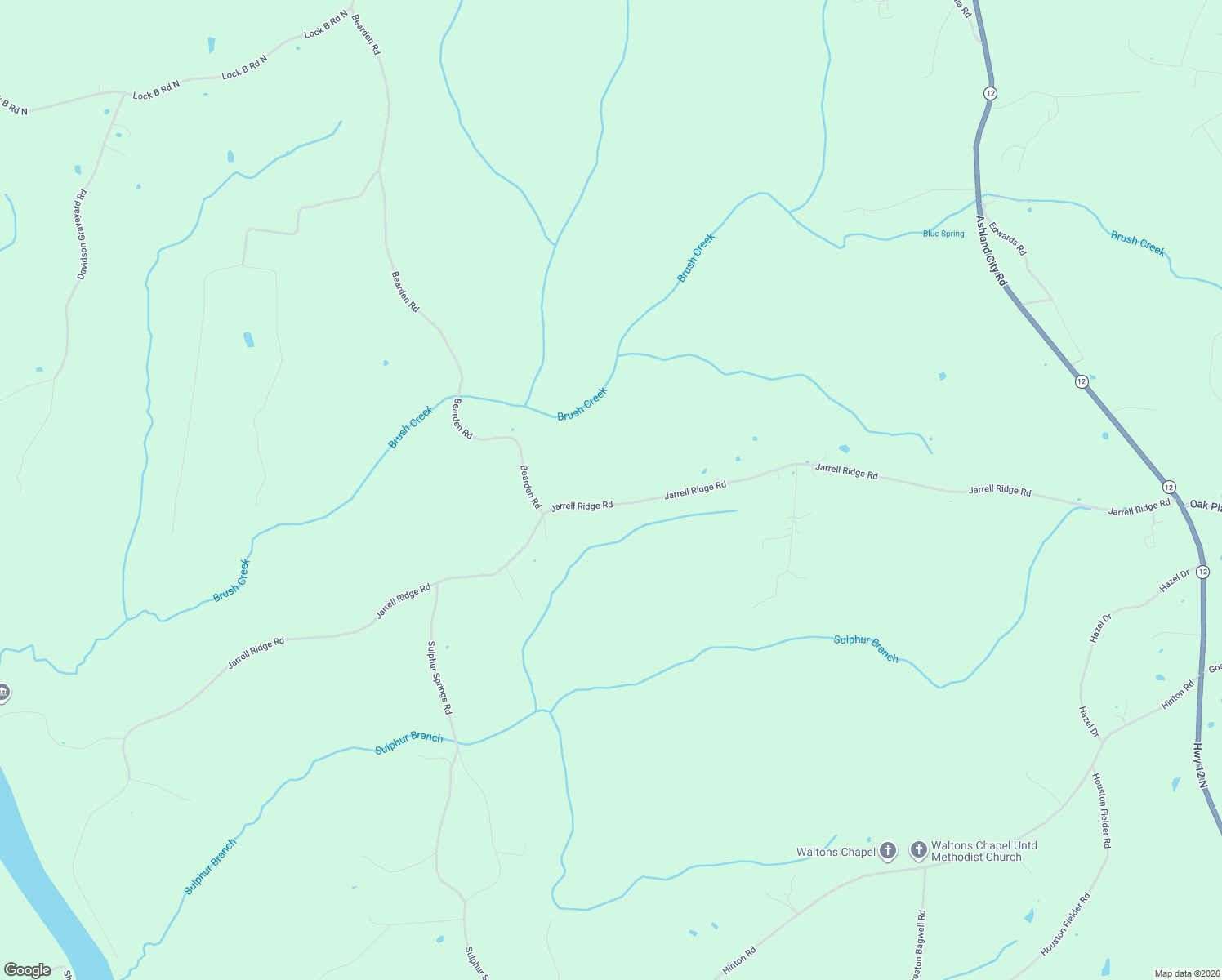 map of restaurants, bars, coffee shops, grocery stores, and more near 2845 Jarrell Ridge Road in Clarksville