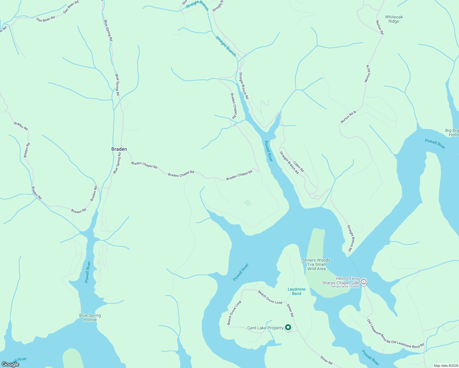 map of restaurants, bars, coffee shops, grocery stores, and more near 465 Braden Chapel Road in Speedwell