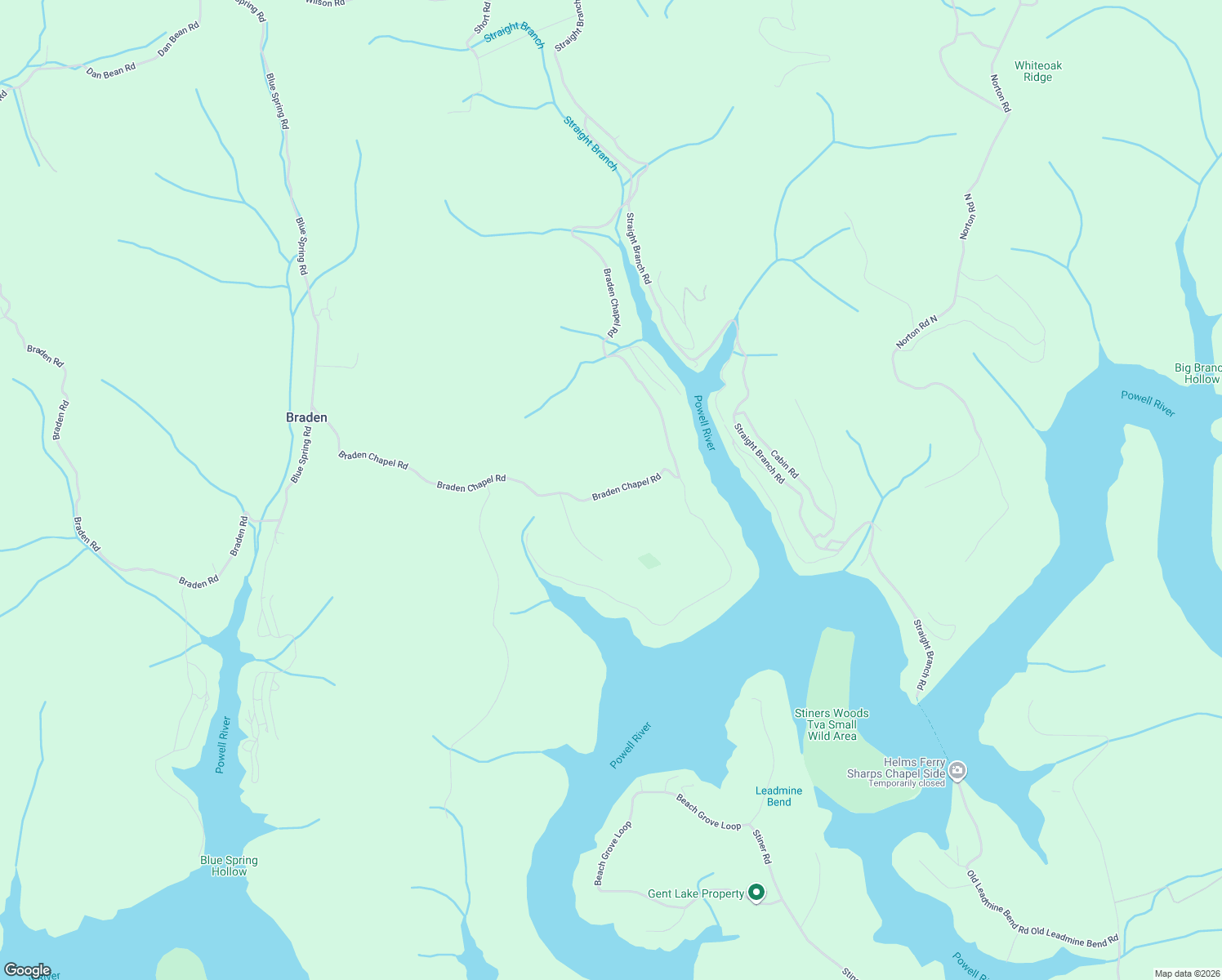 map of restaurants, bars, coffee shops, grocery stores, and more near 465 Braden Chapel Road in Speedwell