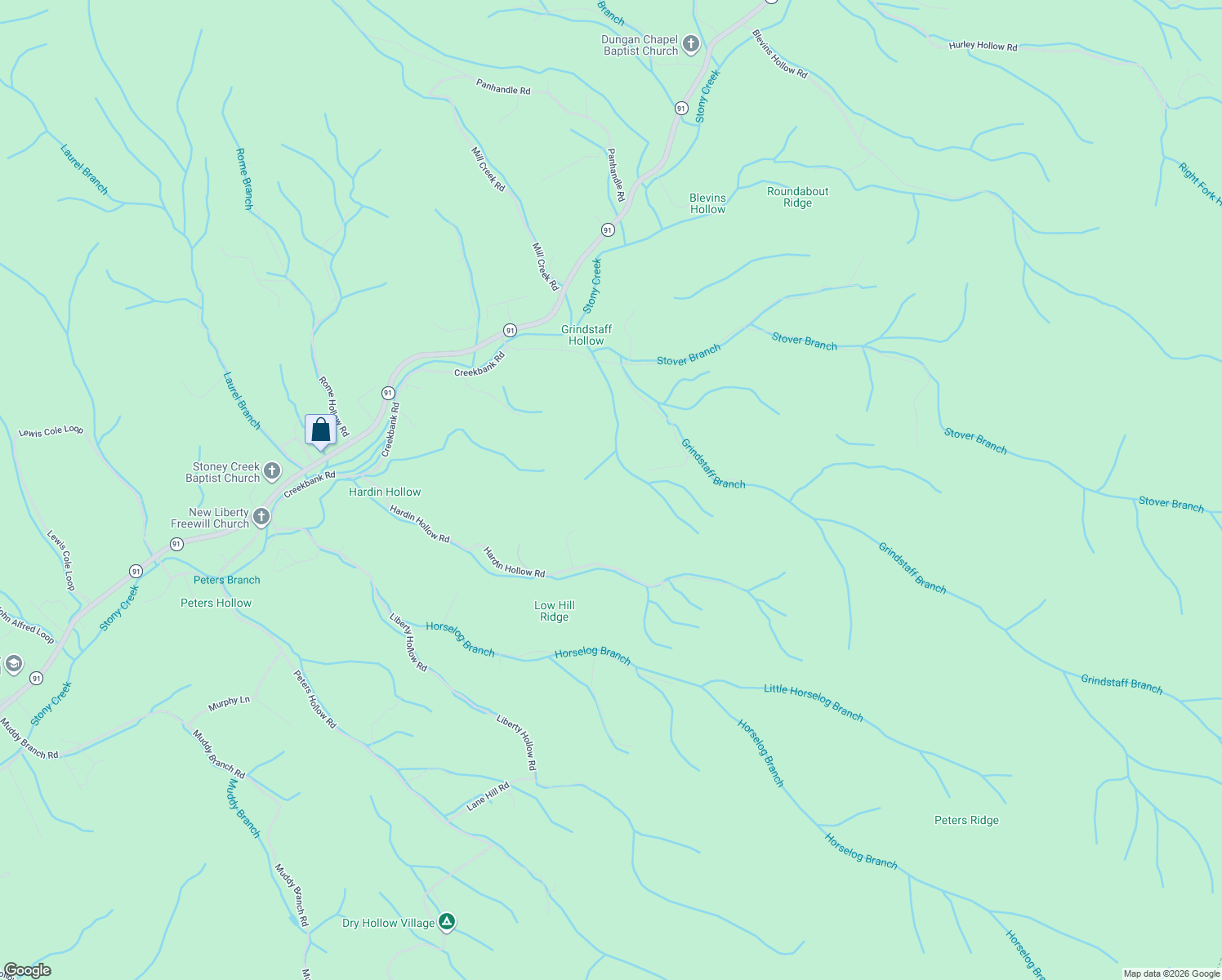 map of restaurants, bars, coffee shops, grocery stores, and more near 140 Jim Cable Road in Elizabethton