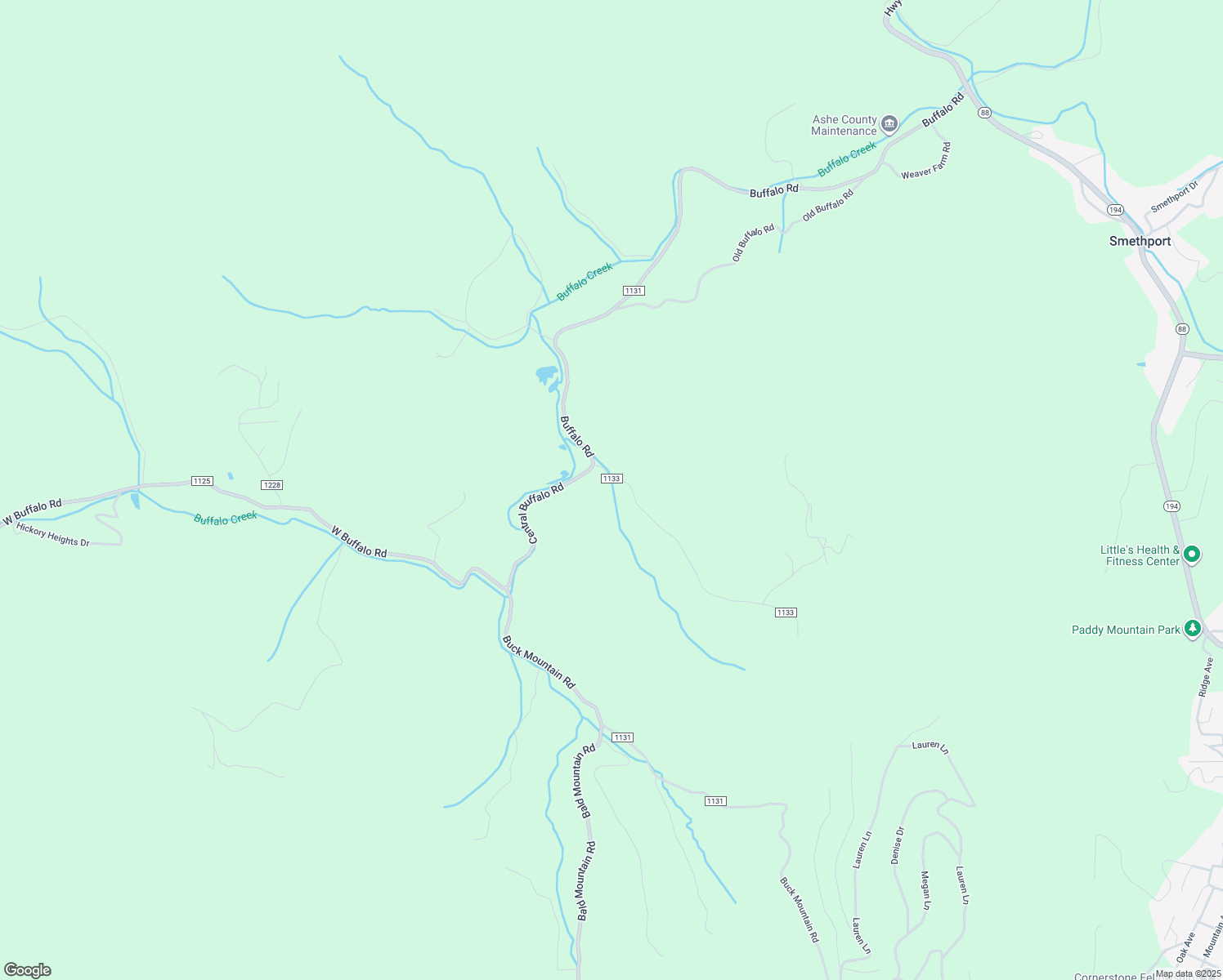map of restaurants, bars, coffee shops, grocery stores, and more near 170 Calhoun Road in West Jefferson