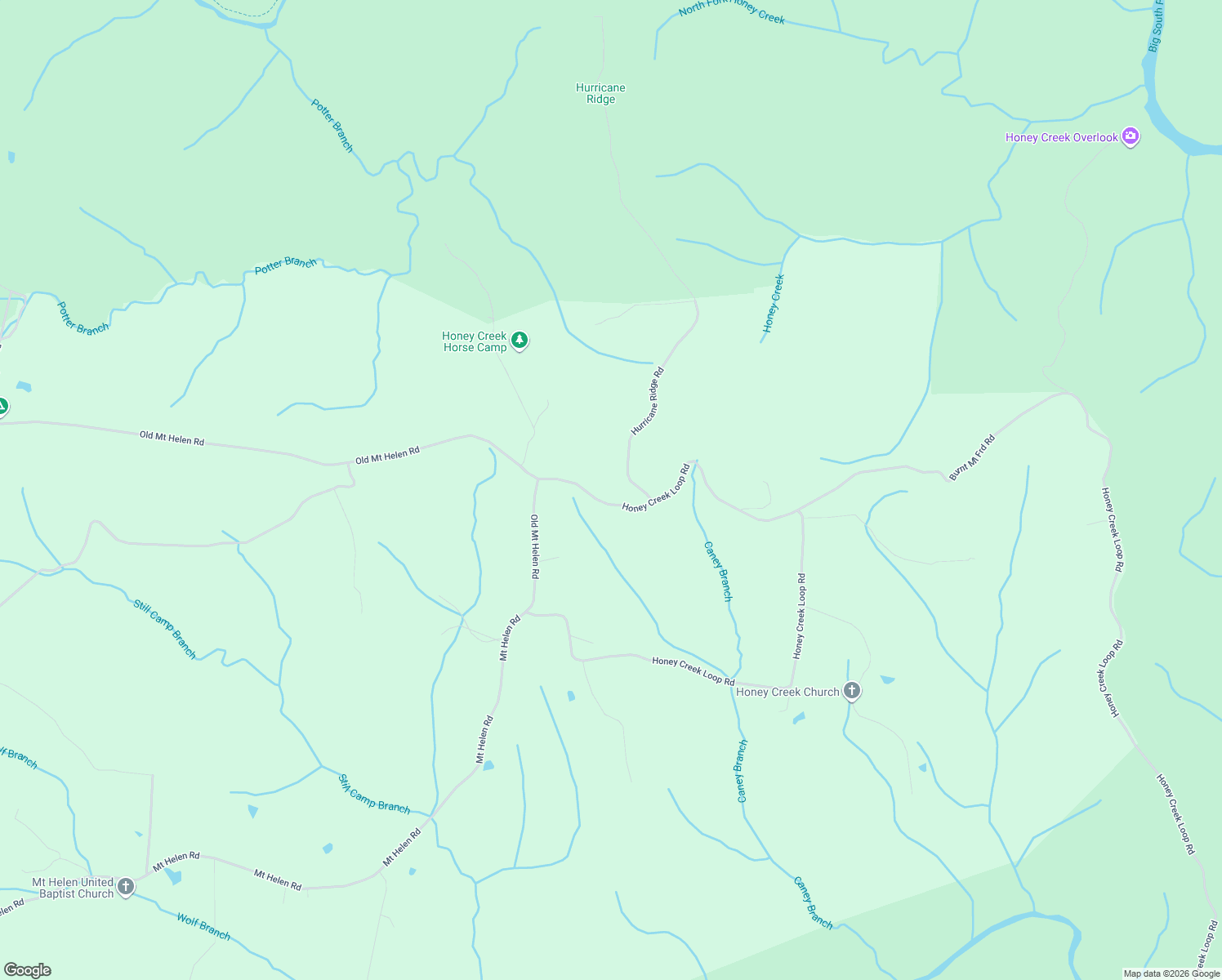 map of restaurants, bars, coffee shops, grocery stores, and more near 543 Honey Creek Loop Road in Oneida