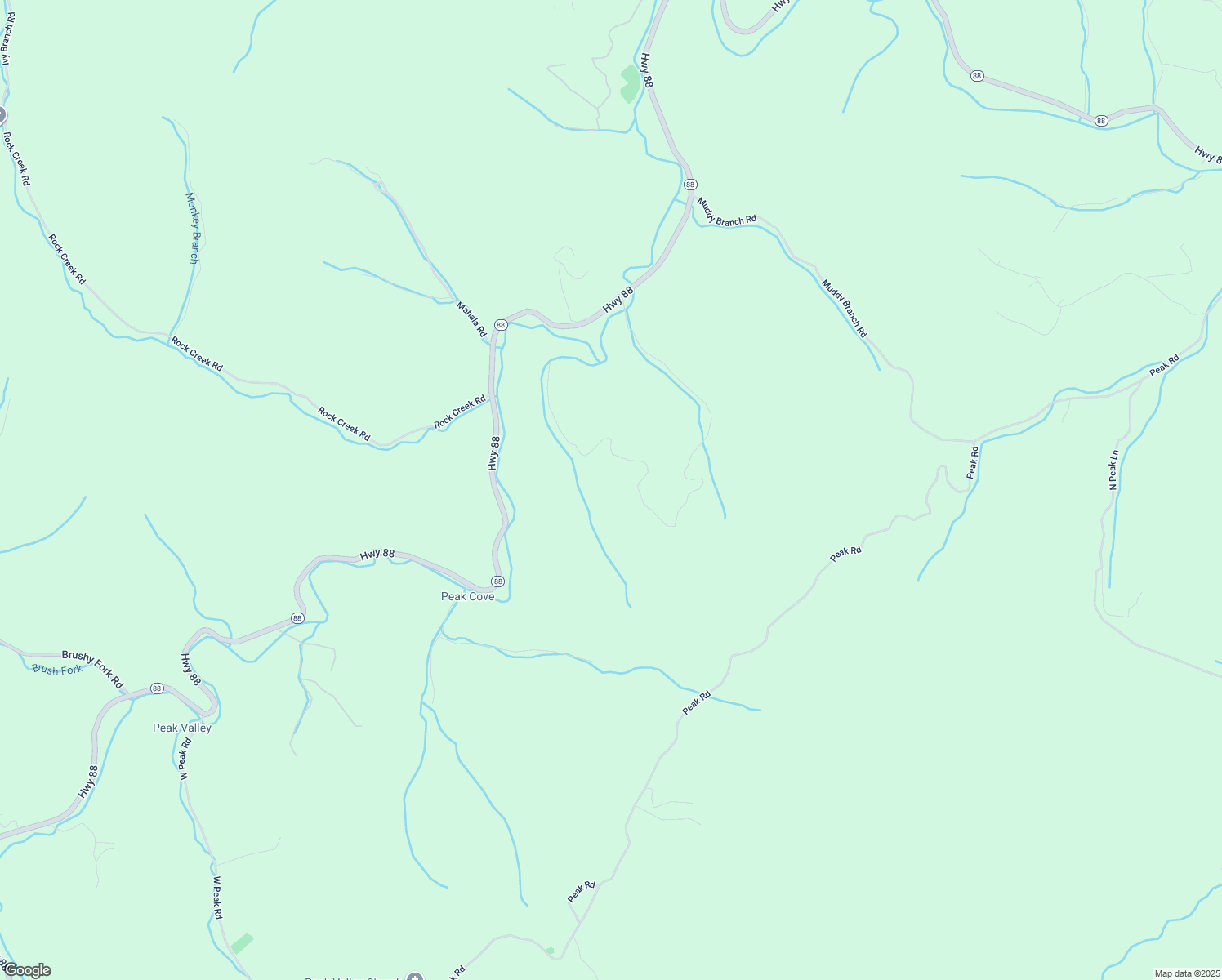 map of restaurants, bars, coffee shops, grocery stores, and more near 1305 River Breeze Drive in Creston