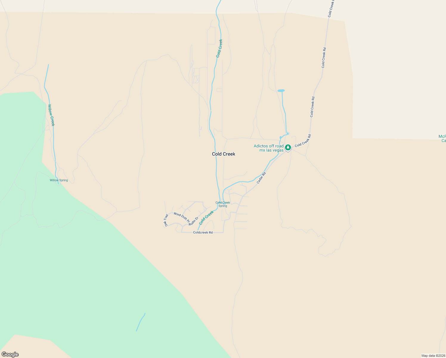 map of restaurants, bars, coffee shops, grocery stores, and more near Bugling Bull Road in Clark County