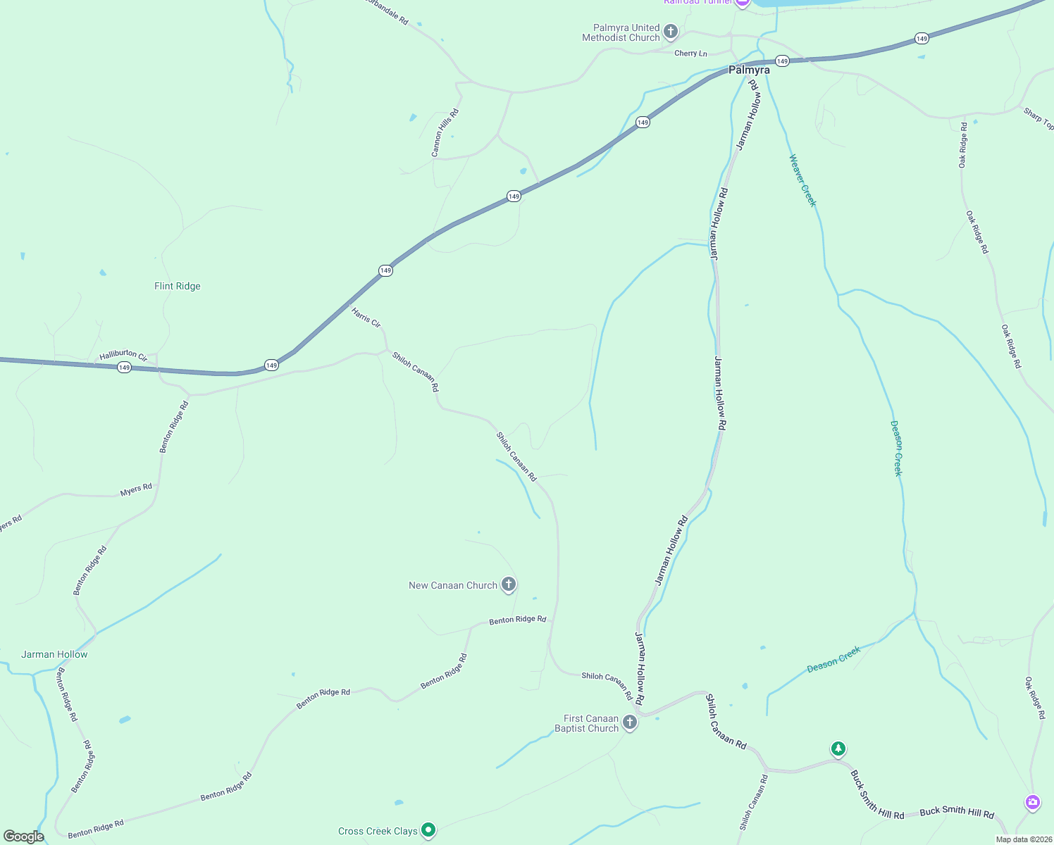 map of restaurants, bars, coffee shops, grocery stores, and more near 2770 Lyle Hollow Road in Palmyra