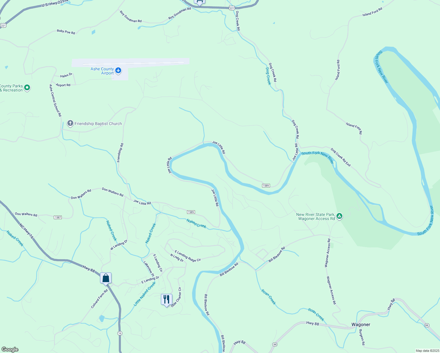 map of restaurants, bars, coffee shops, grocery stores, and more near 706 Village Pine Drive in Jefferson