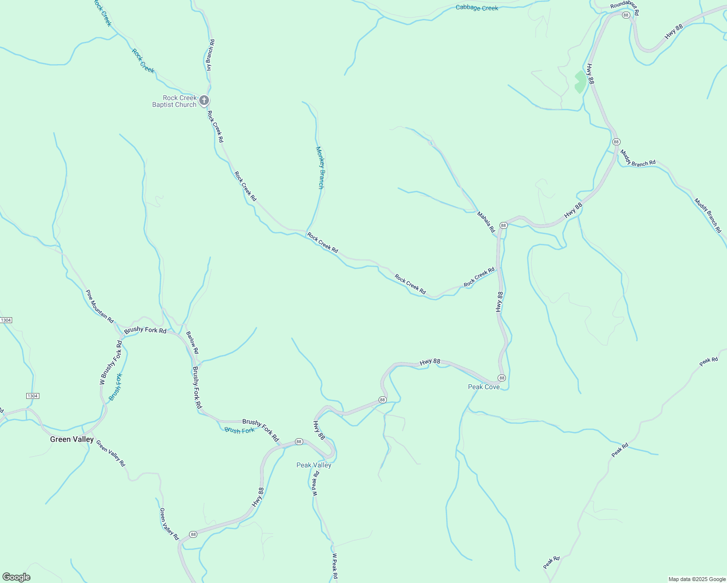 map of restaurants, bars, coffee shops, grocery stores, and more near 689 Rock Creek Road in Creston