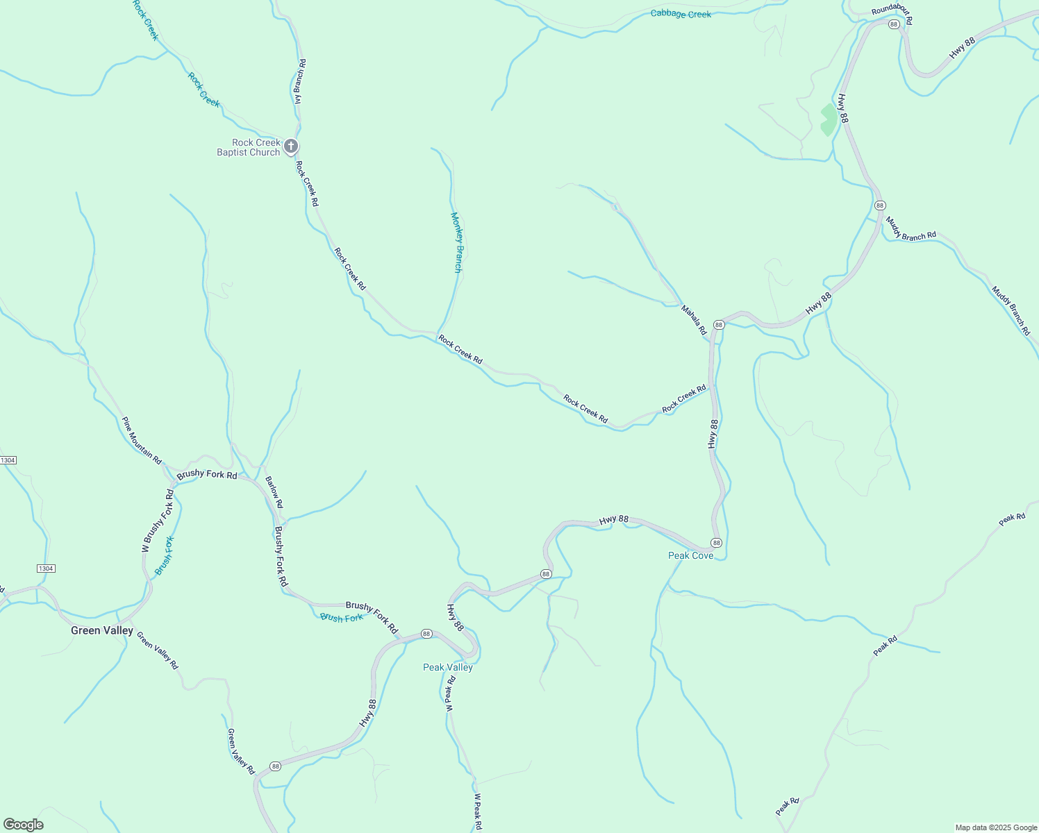 map of restaurants, bars, coffee shops, grocery stores, and more near 689 Rock Creek Road in Creston