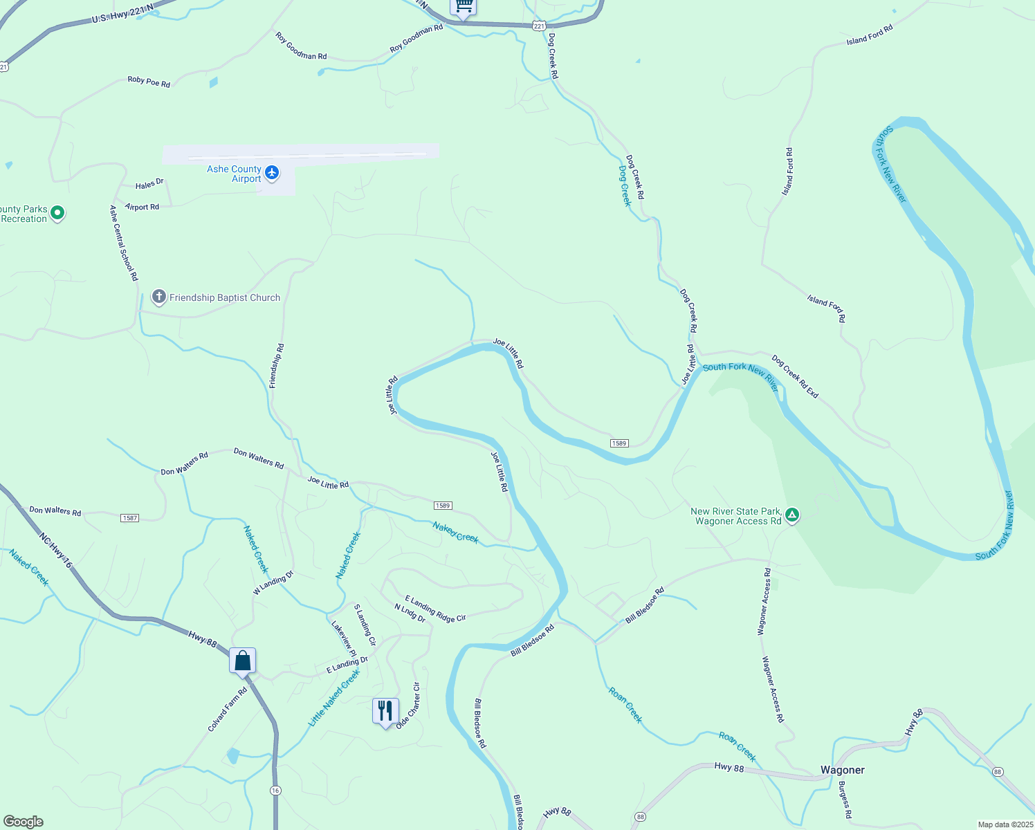 map of restaurants, bars, coffee shops, grocery stores, and more near 706 Village Pine Drive in Jefferson
