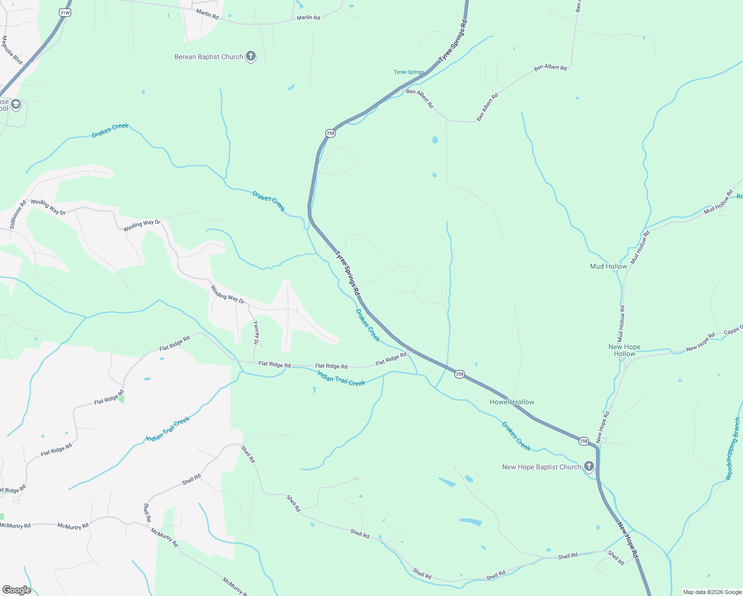 map of restaurants, bars, coffee shops, grocery stores, and more near 3366 Tyree Springs Road in Hendersonville