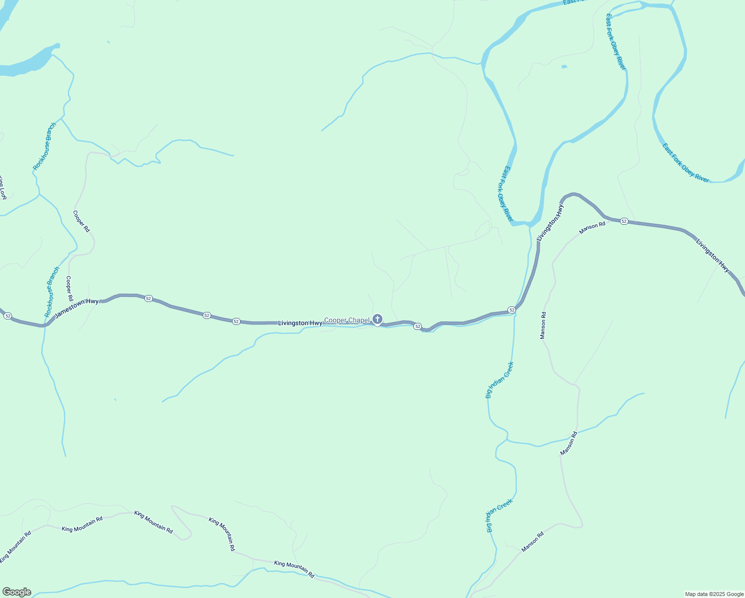 map of restaurants, bars, coffee shops, grocery stores, and more near 4104 Livingston Highway in Jamestown