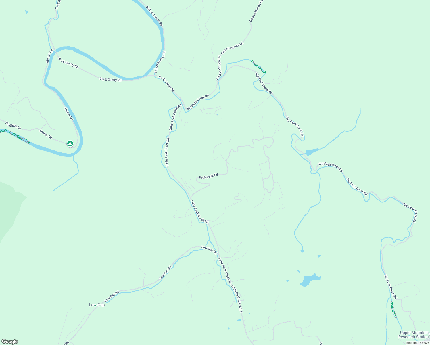 map of restaurants, bars, coffee shops, grocery stores, and more near 686 Peck Peak Road in Jefferson