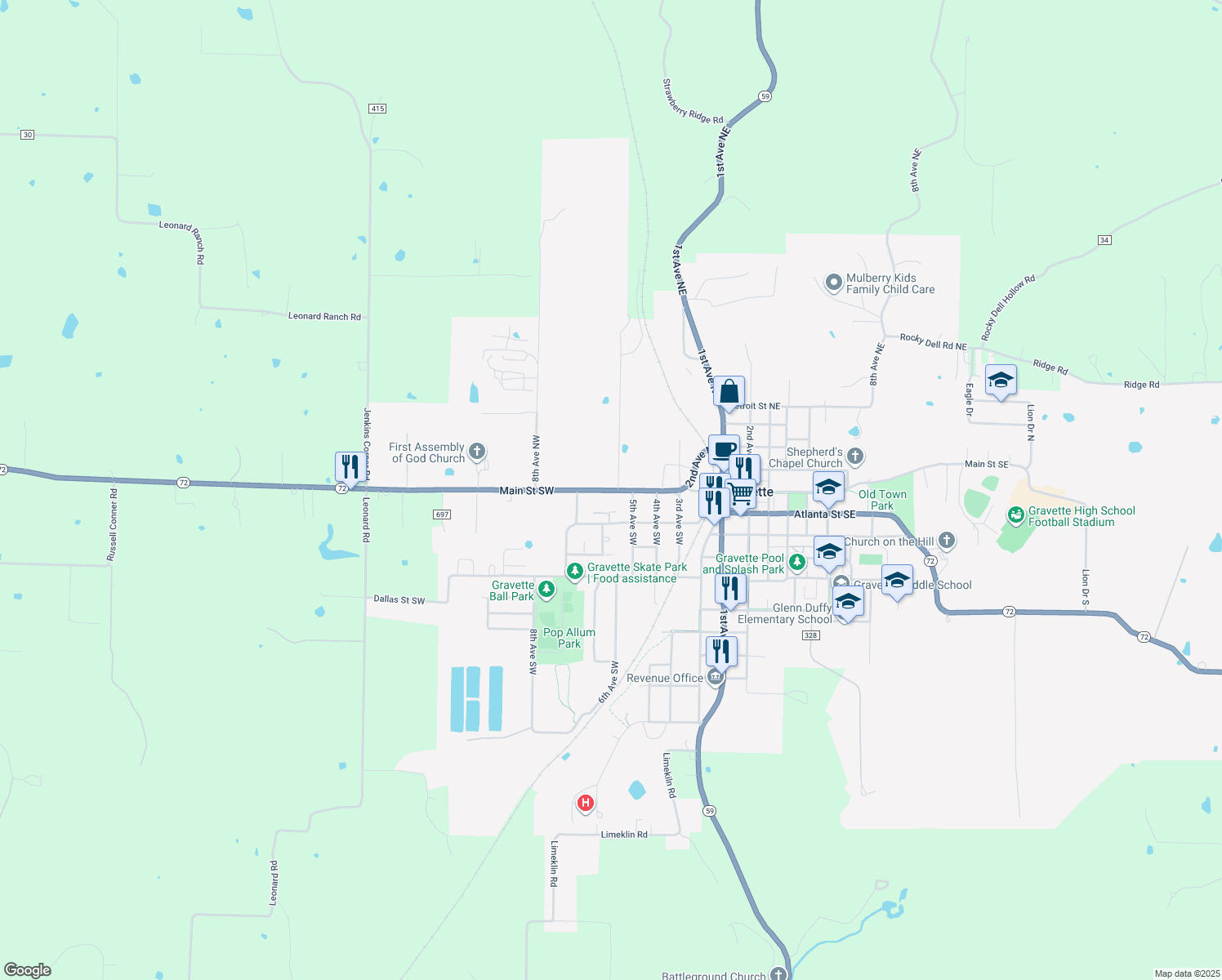 602 Main Street, Gravette AR Walk Score