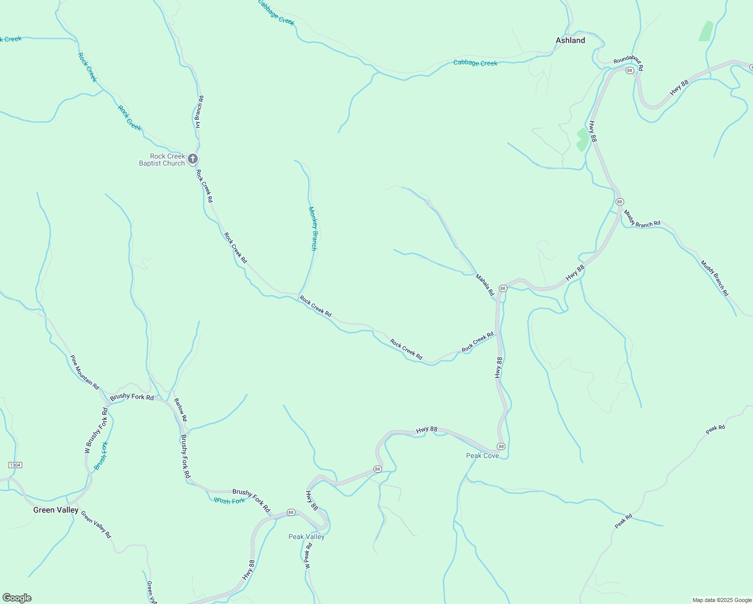 map of restaurants, bars, coffee shops, grocery stores, and more near 764 Rock Creek Road in Creston