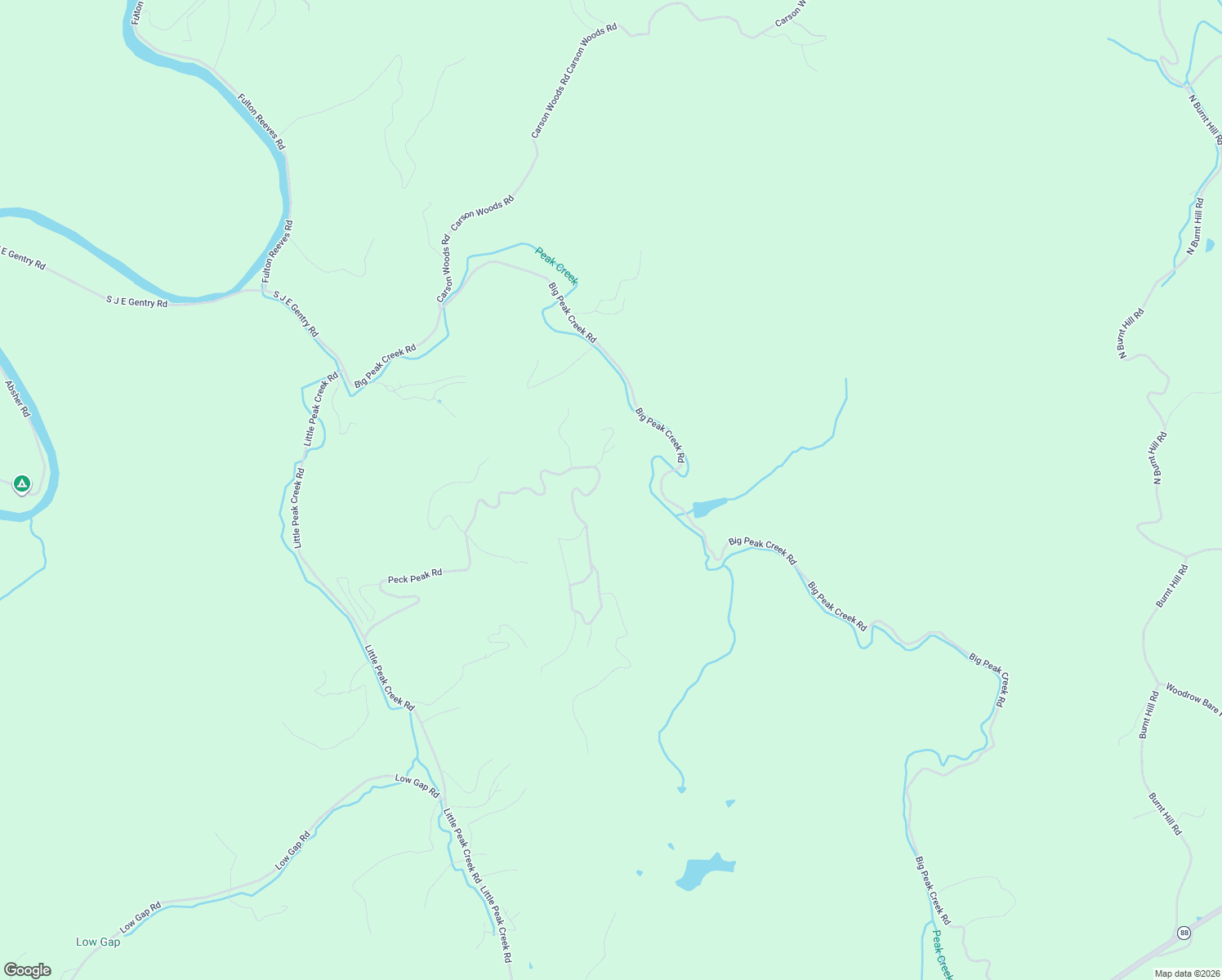 map of restaurants, bars, coffee shops, grocery stores, and more near 1472 Peck Peak Road in Jefferson