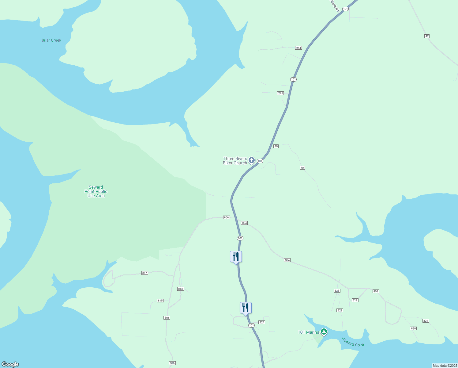 map of restaurants, bars, coffee shops, grocery stores, and more near 15 Victoria Lane in Gamaliel