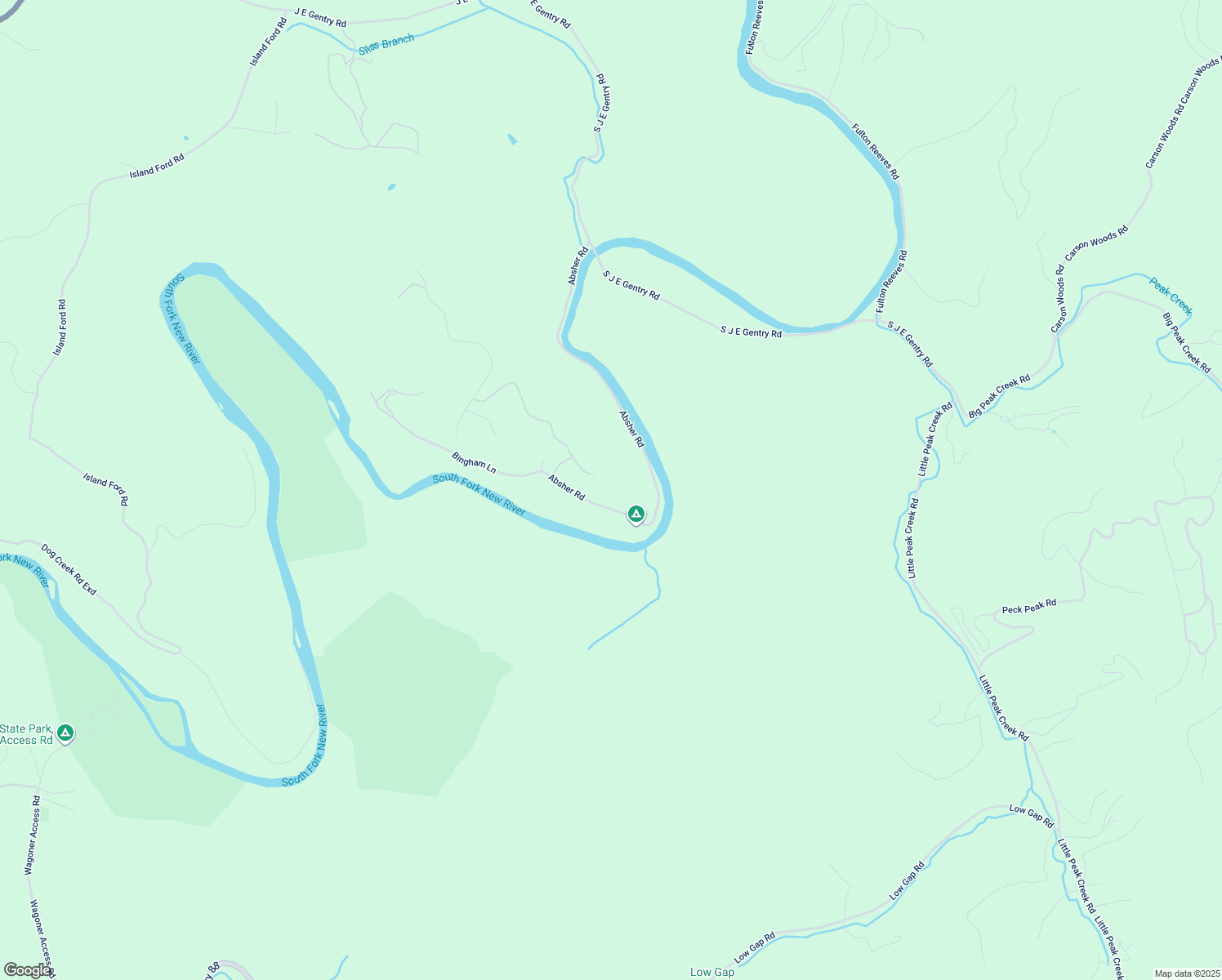 map of restaurants, bars, coffee shops, grocery stores, and more near 186 River Watch Trail in Laurel Springs