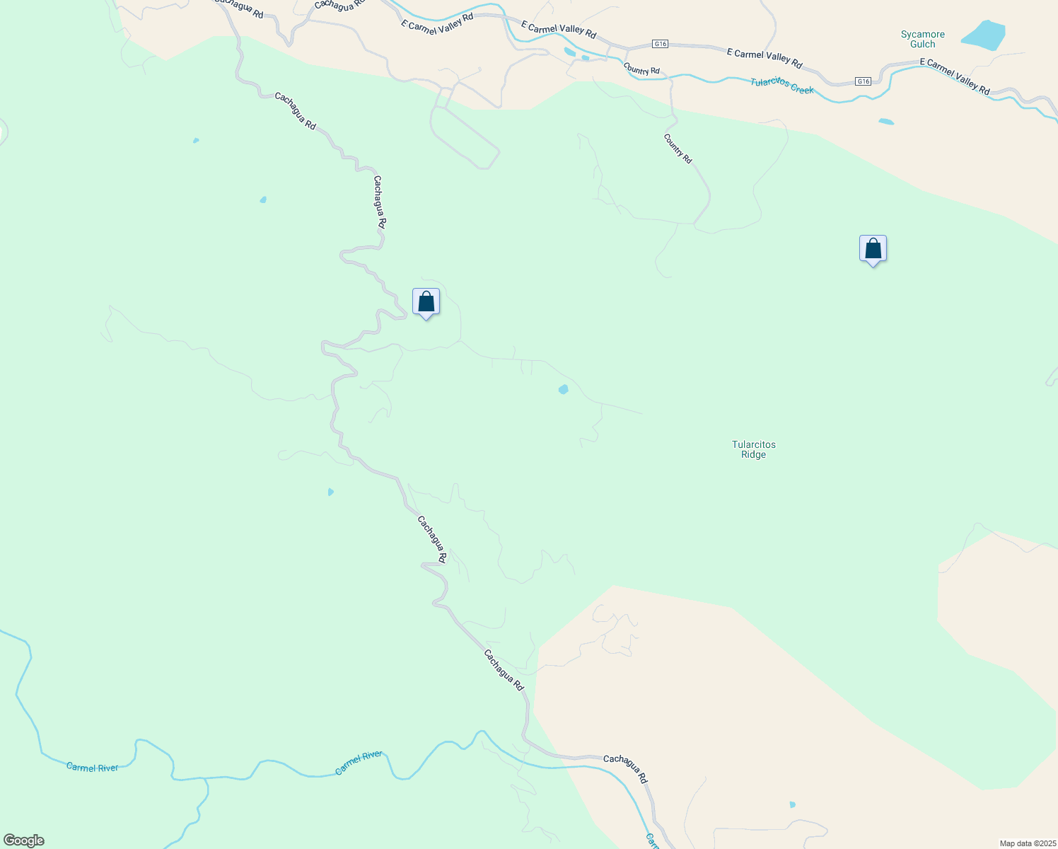 map of restaurants, bars, coffee shops, grocery stores, and more near 35000 Sky Ranch Road in Carmel Valley