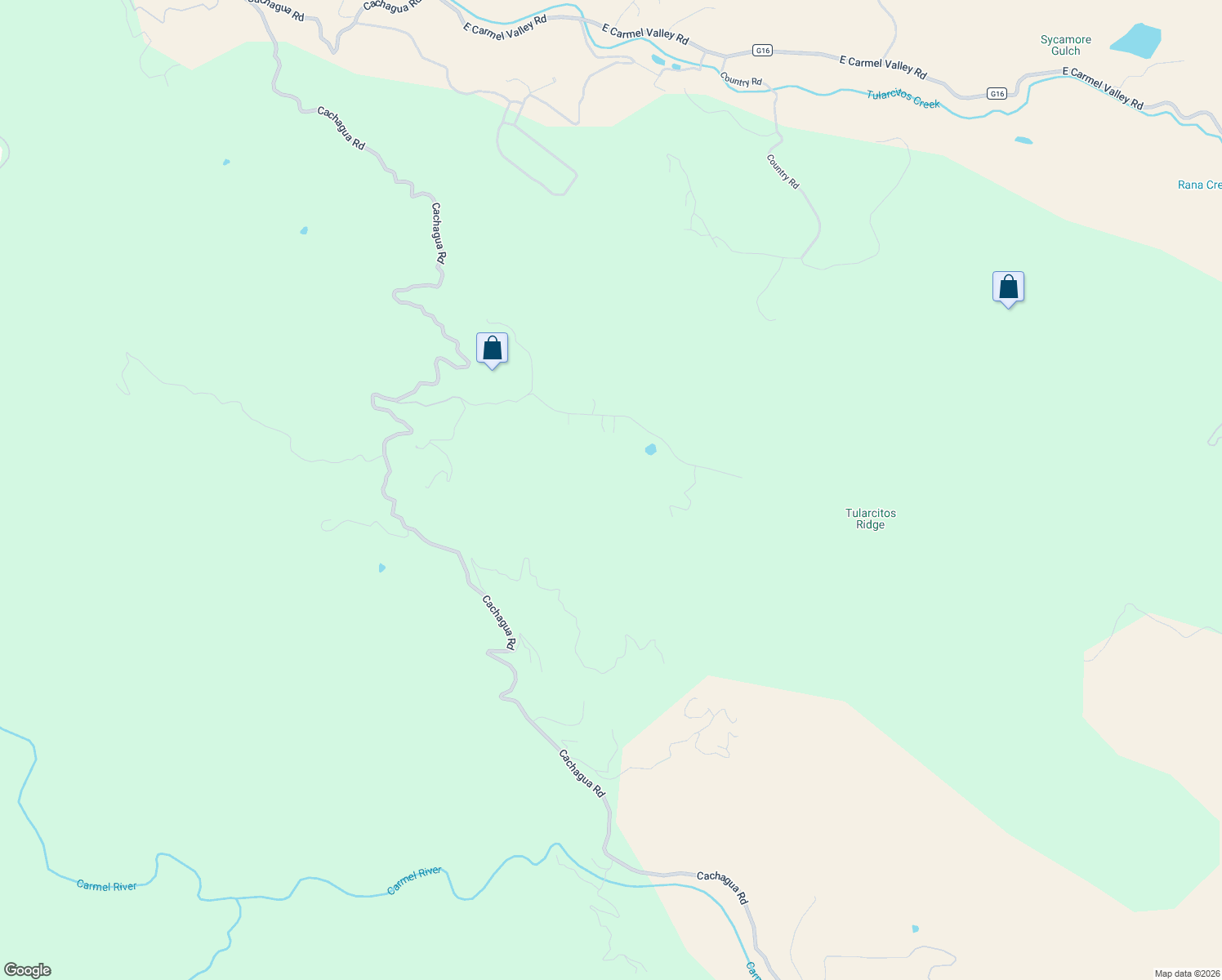 map of restaurants, bars, coffee shops, grocery stores, and more near 34977 Sky Ranch Road in Carmel Valley