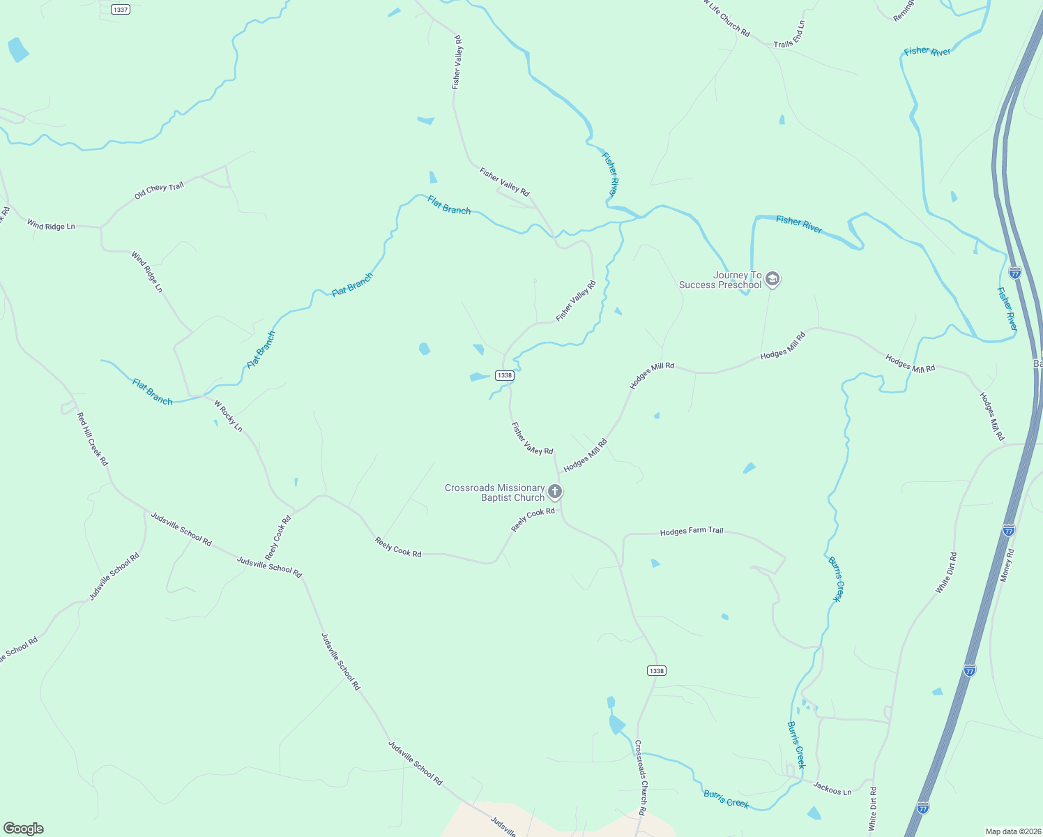 map of restaurants, bars, coffee shops, grocery stores, and more near 101 Fisher Valley Road in Dobson