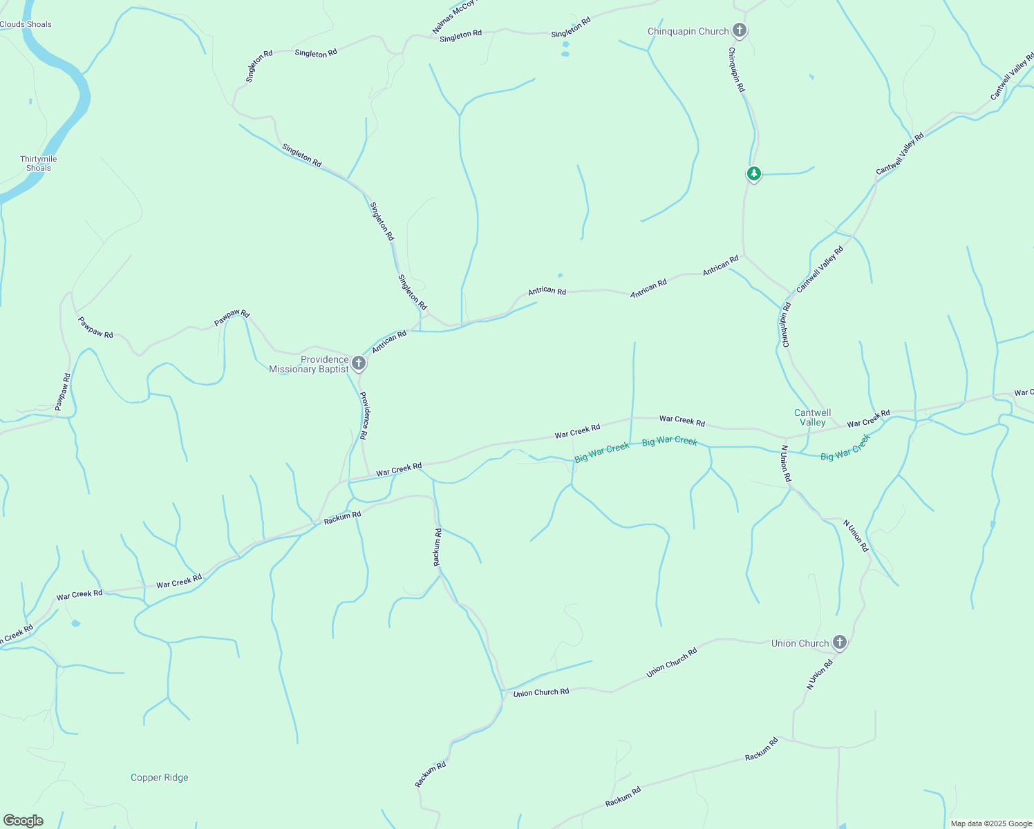 map of restaurants, bars, coffee shops, grocery stores, and more near in Bean Station