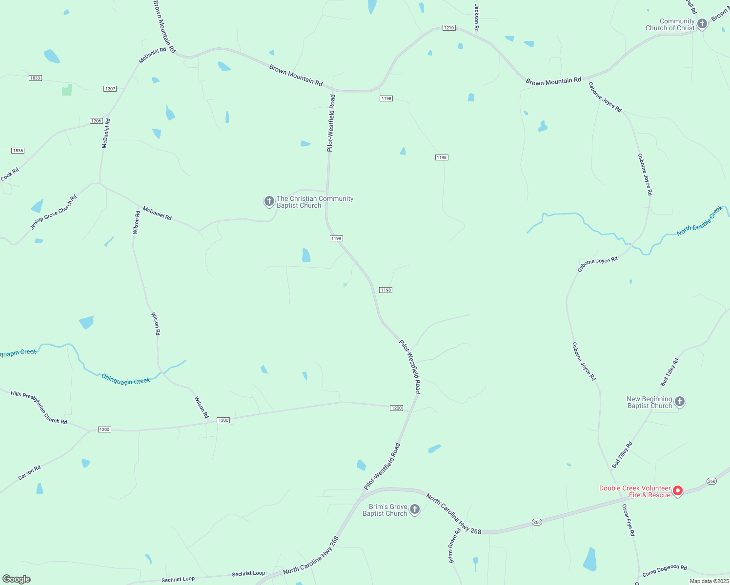 map of restaurants, bars, coffee shops, grocery stores, and more near 1599 Pilot-Westfield Road in Pilot Mountain
