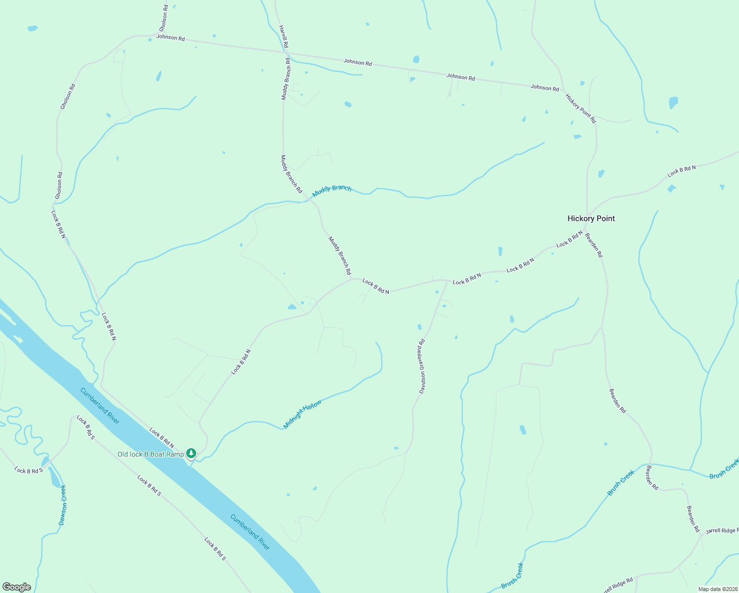 map of restaurants, bars, coffee shops, grocery stores, and more near 2262 Lock B Rd N in Clarksville