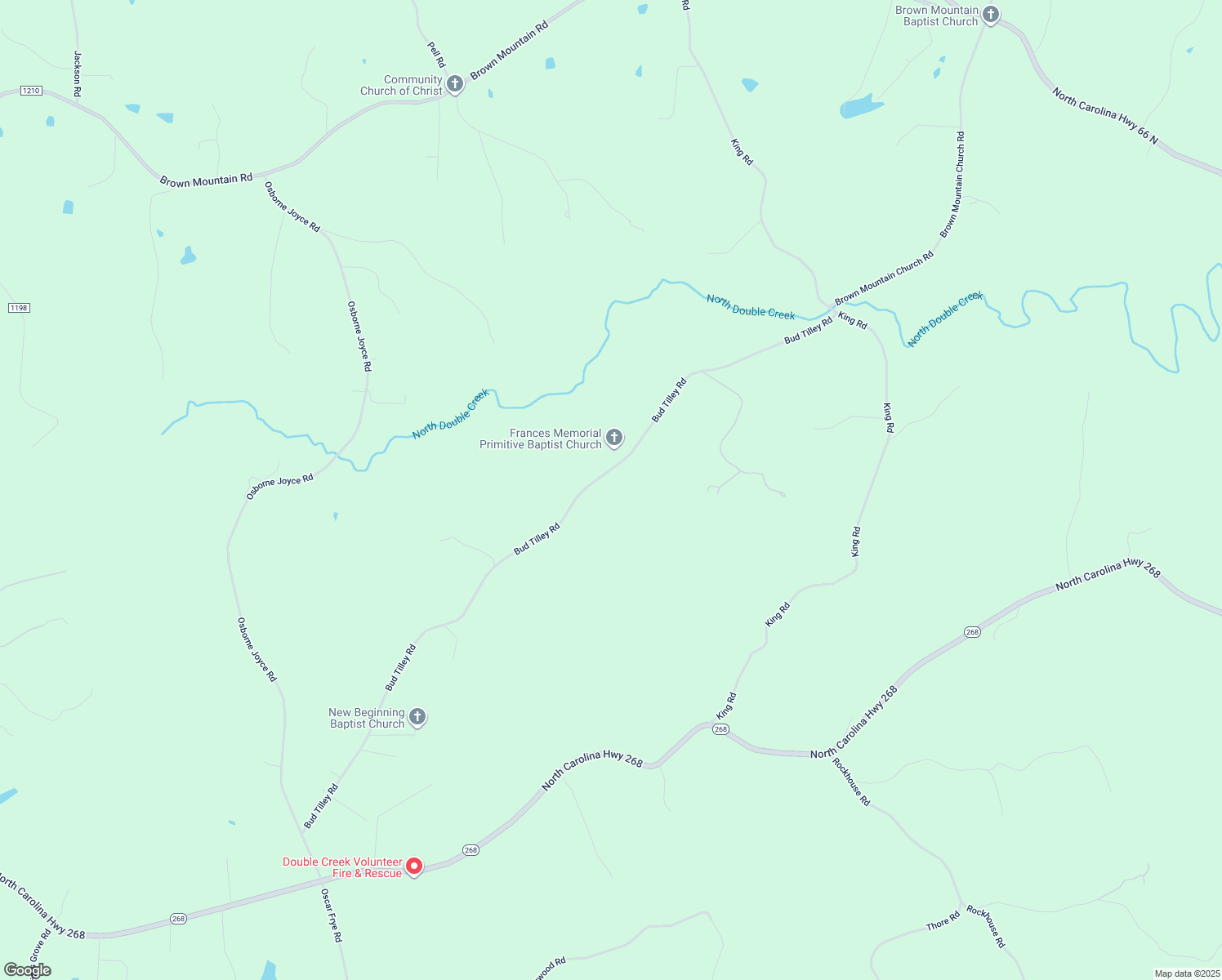 map of restaurants, bars, coffee shops, grocery stores, and more near 1437 Bud Tilley Road in Pinnacle