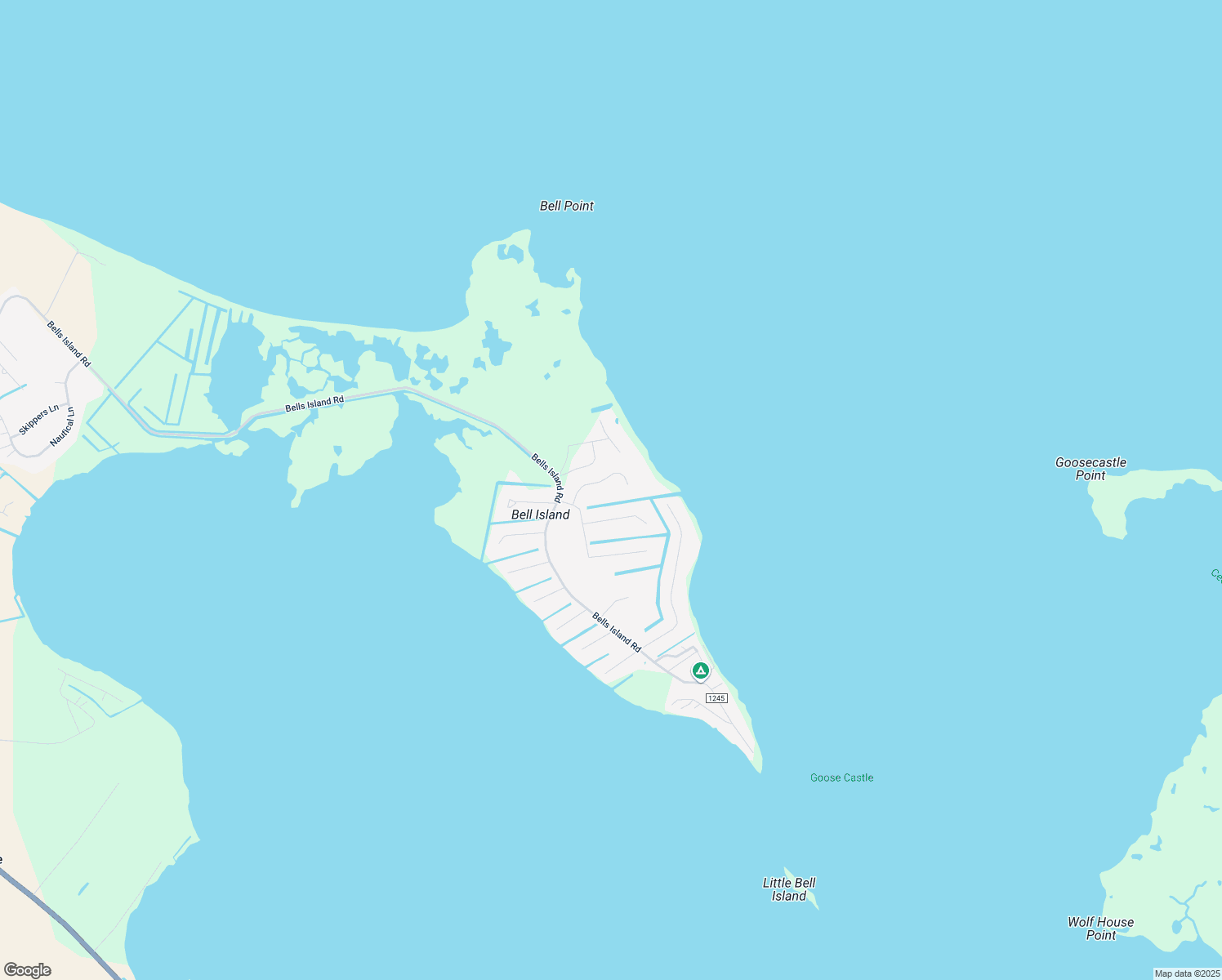 map of restaurants, bars, coffee shops, grocery stores, and more near 108 Goose Castle Terrace in Currituck