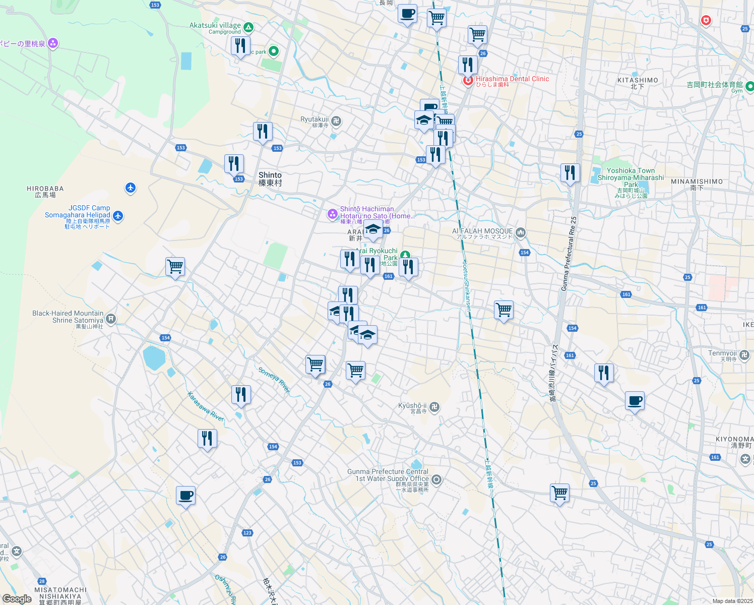 Shinto Gunma Walk Score