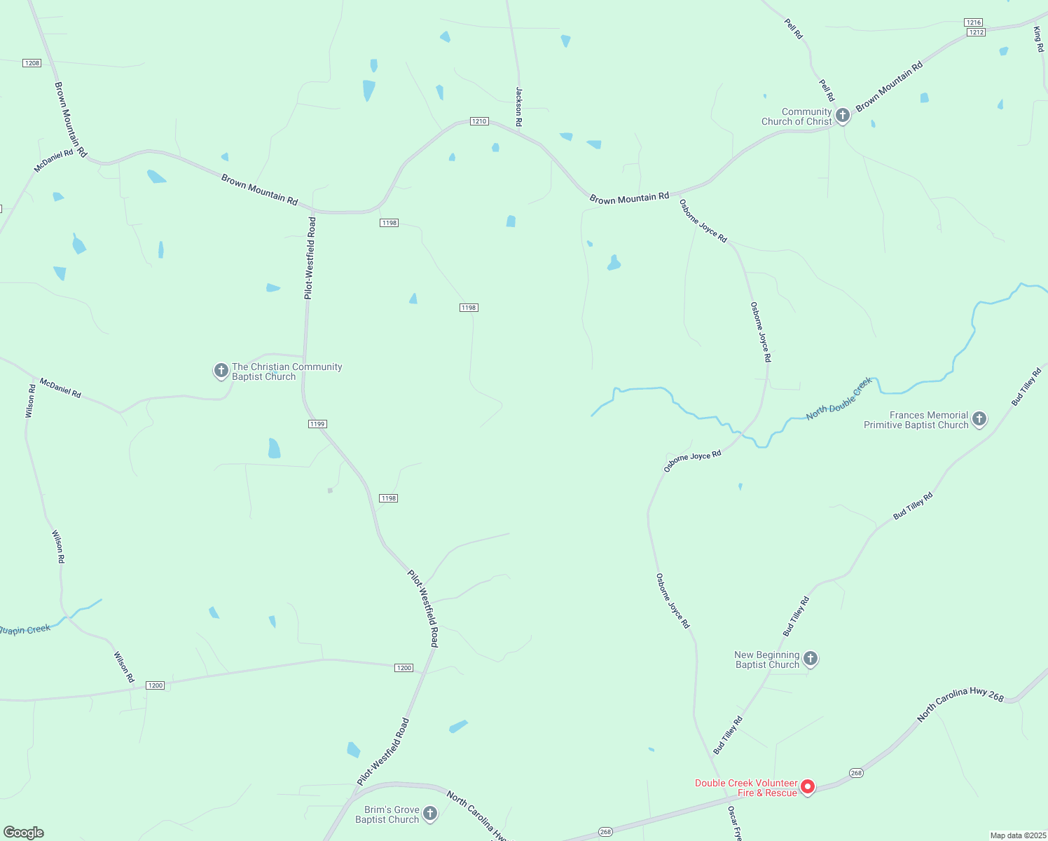 map of restaurants, bars, coffee shops, grocery stores, and more near 1481 Jack Joyce Road in Pilot Mountain